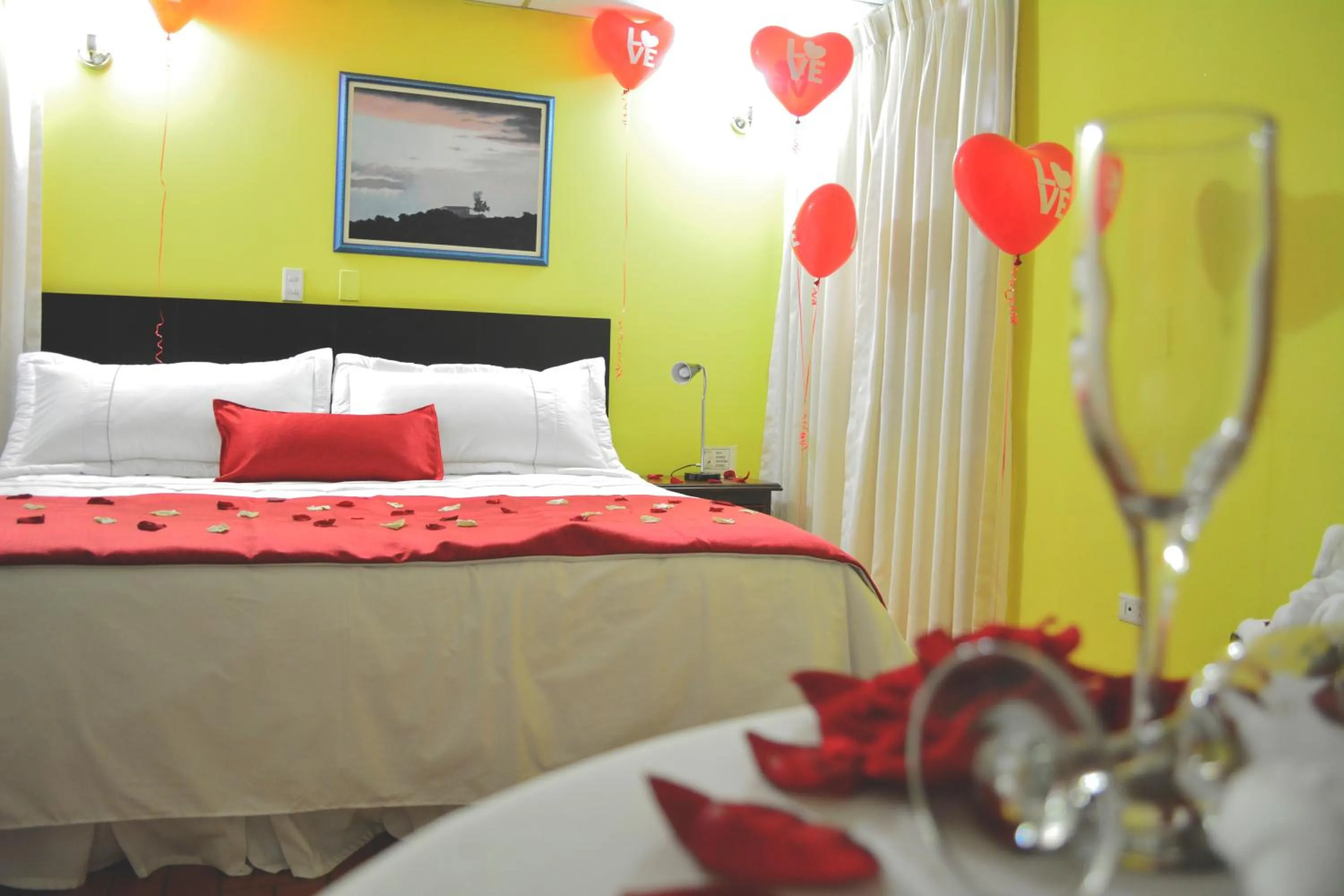 Bed in Ecohotel La Casona Pereira