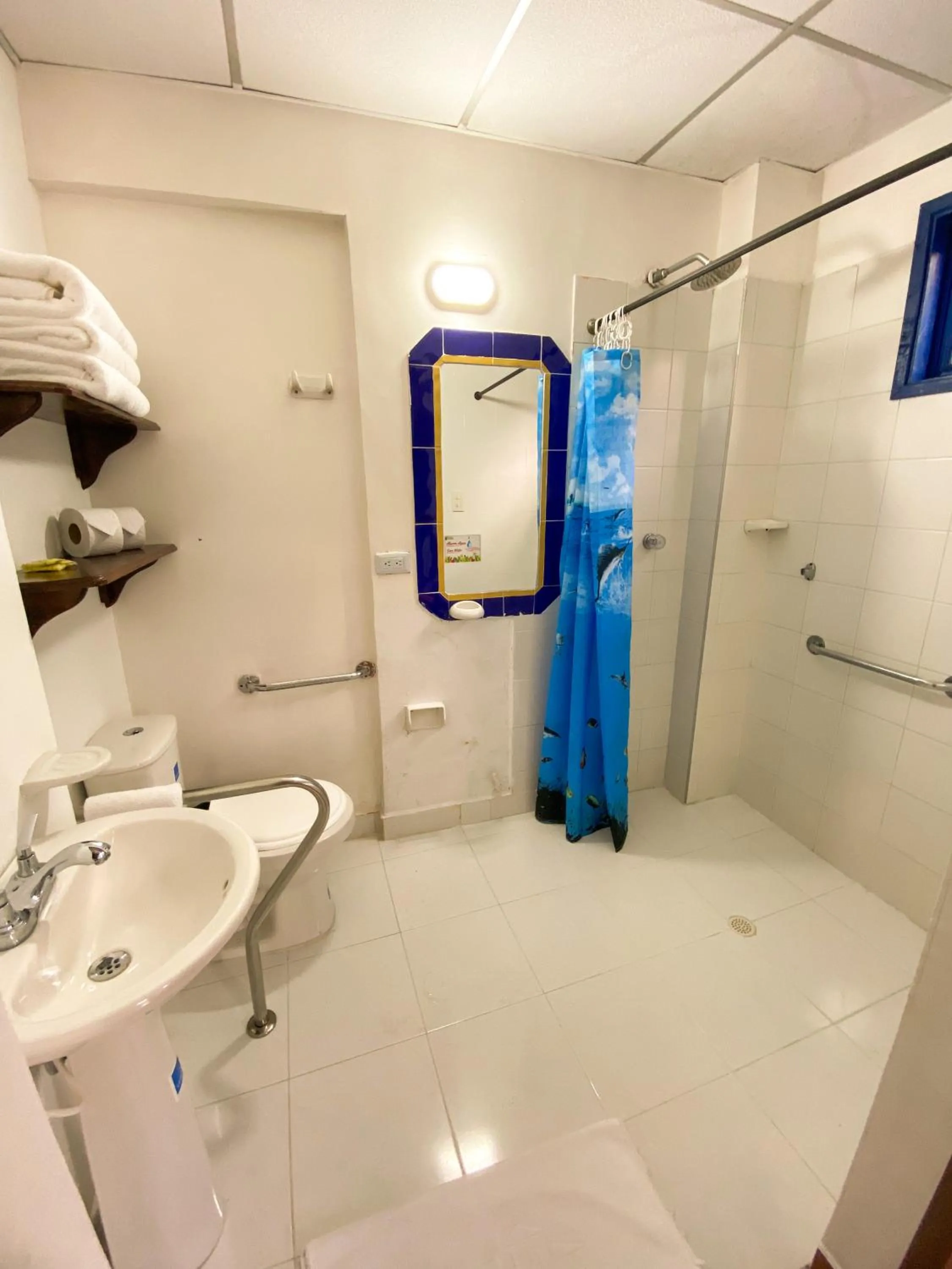 Bathroom in Ecohotel La Casona Pereira