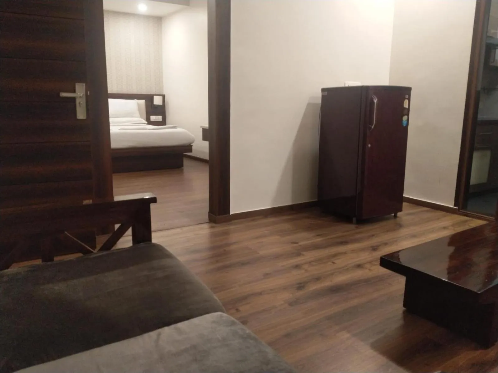 Living room, Bed in Sai Maa Hotel & Residency