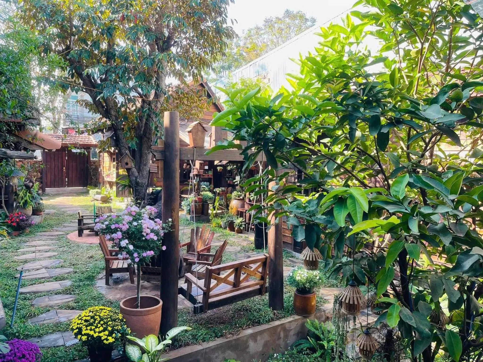 Garden in Ôna's House - Homestay Pleiku