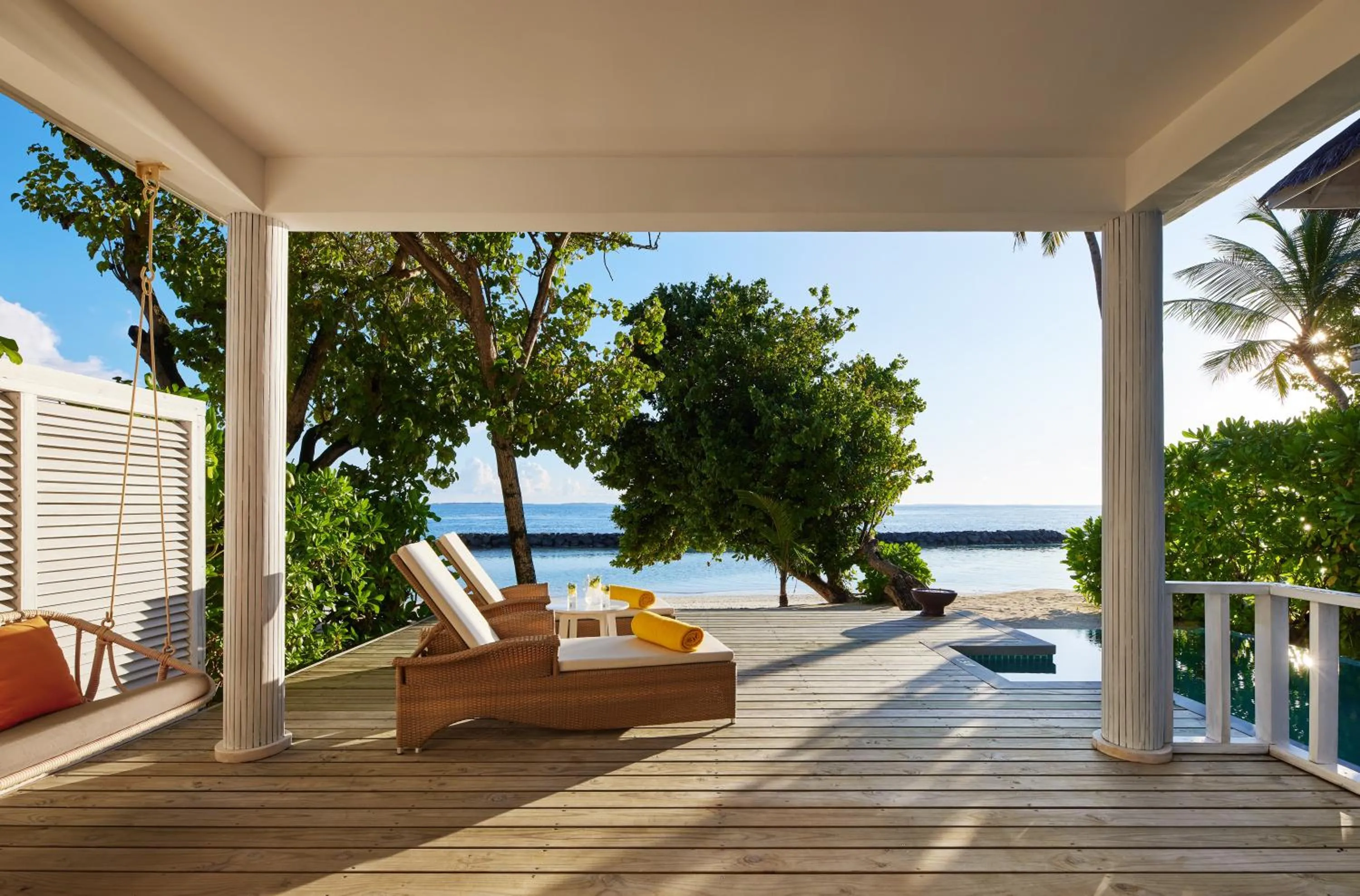 Balcony/Terrace in NH Maldives Kuda Rah Resort