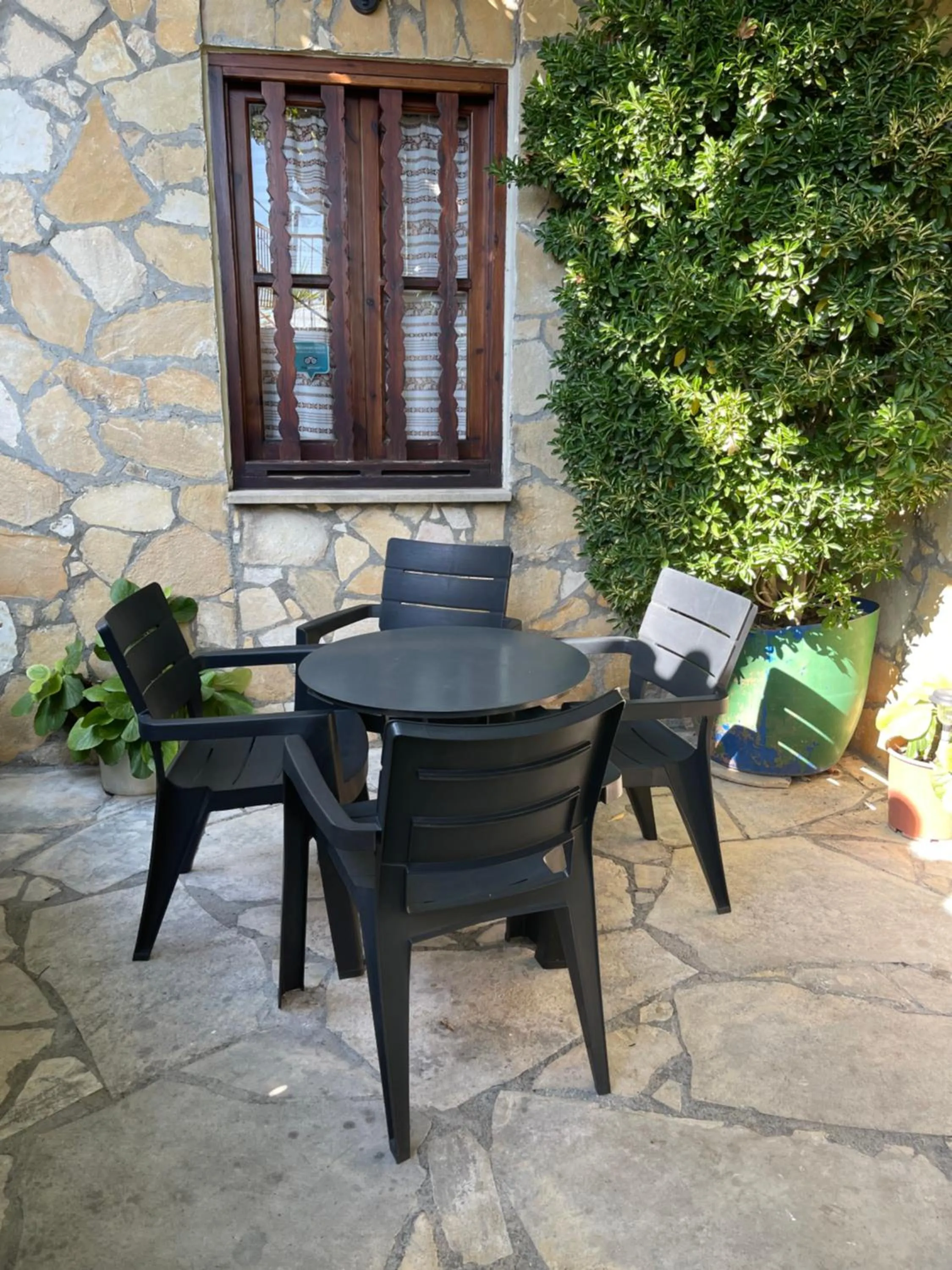 Patio in Omodos Village Houses