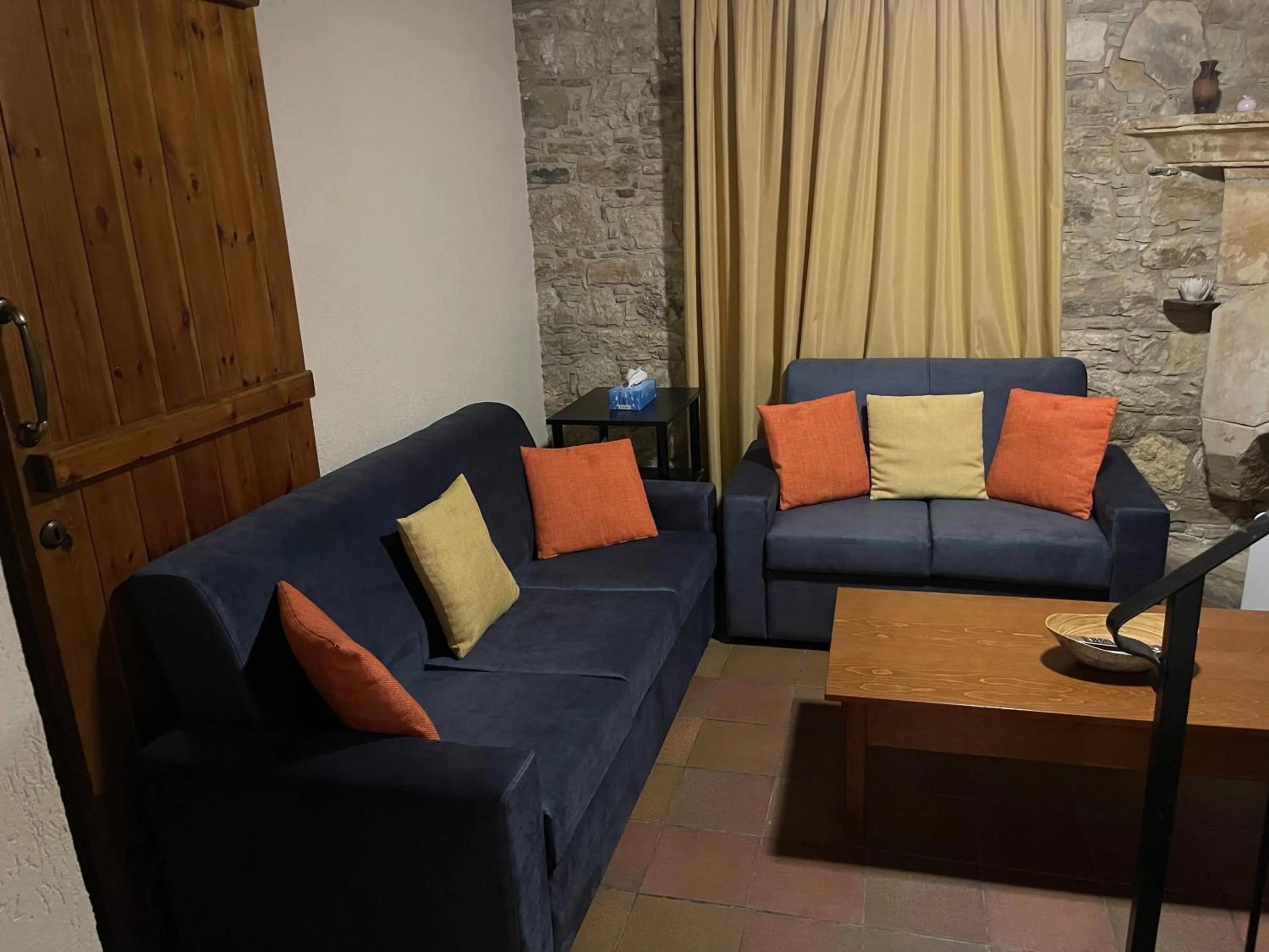 Living room in Omodos Village Houses