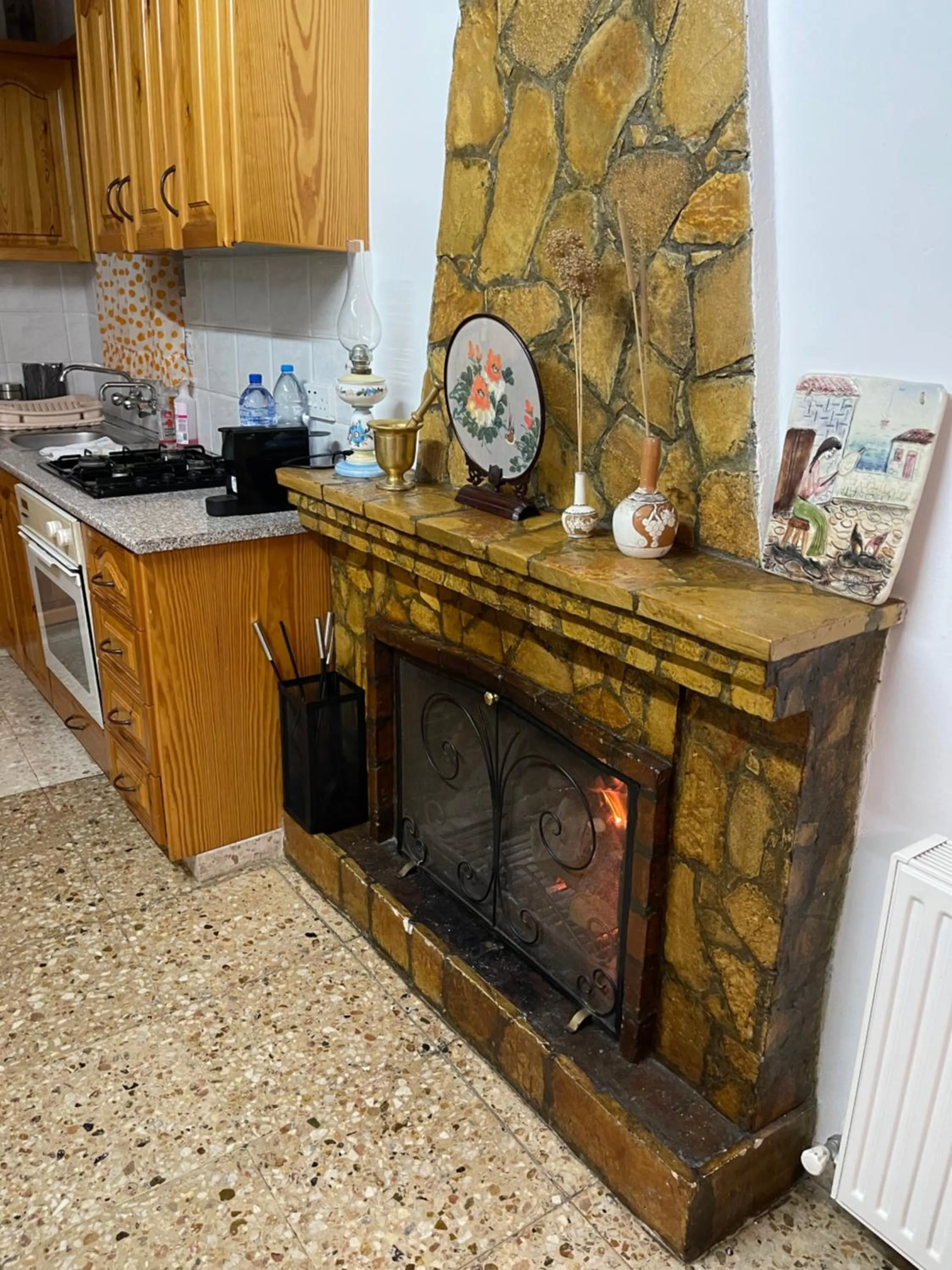 Kitchen or kitchenette in Omodos Village Houses