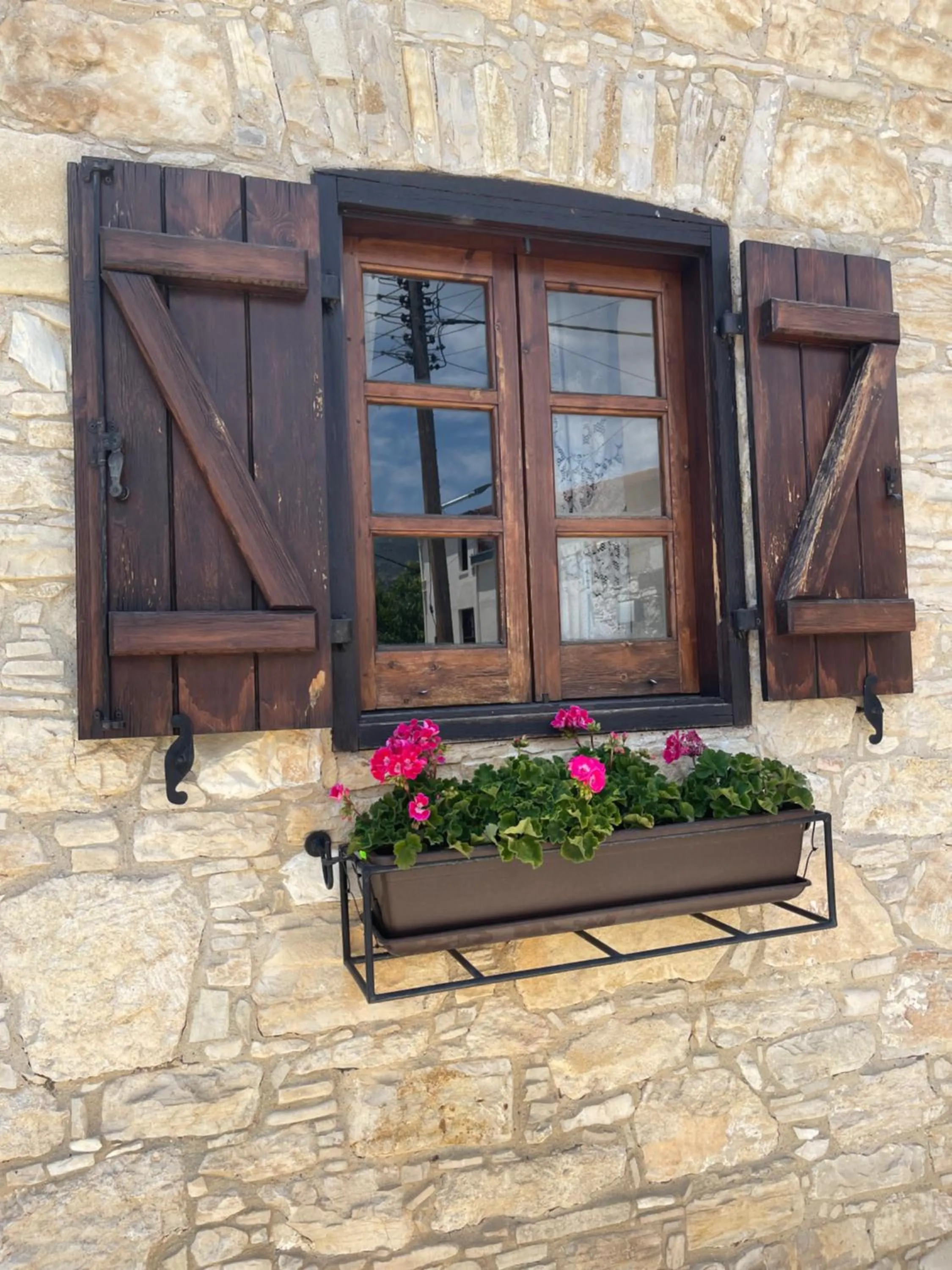 Patio in Omodos Village Houses