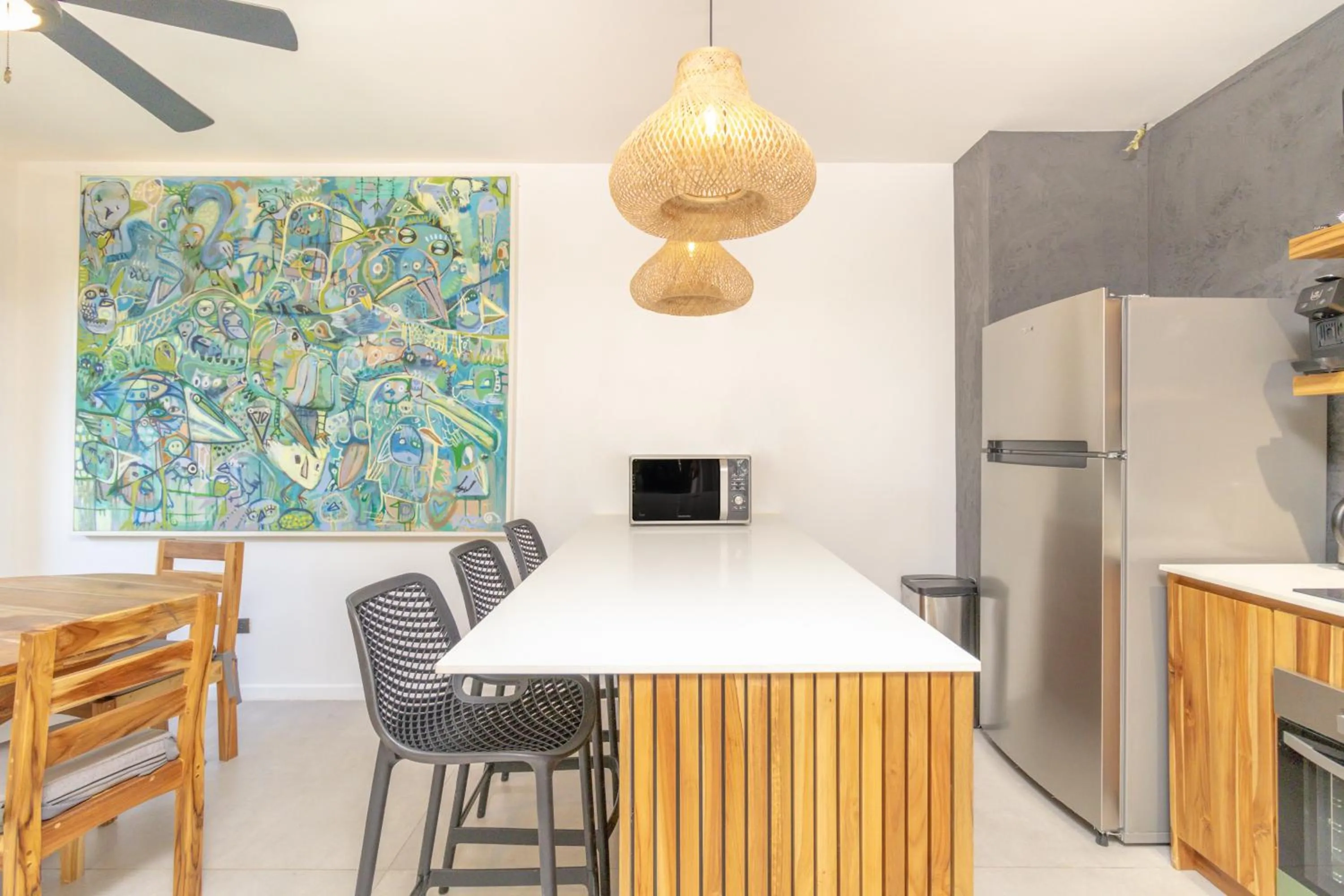 Kitchen or kitchenette in Casa Swell Boutique Hotel Santa Teresa