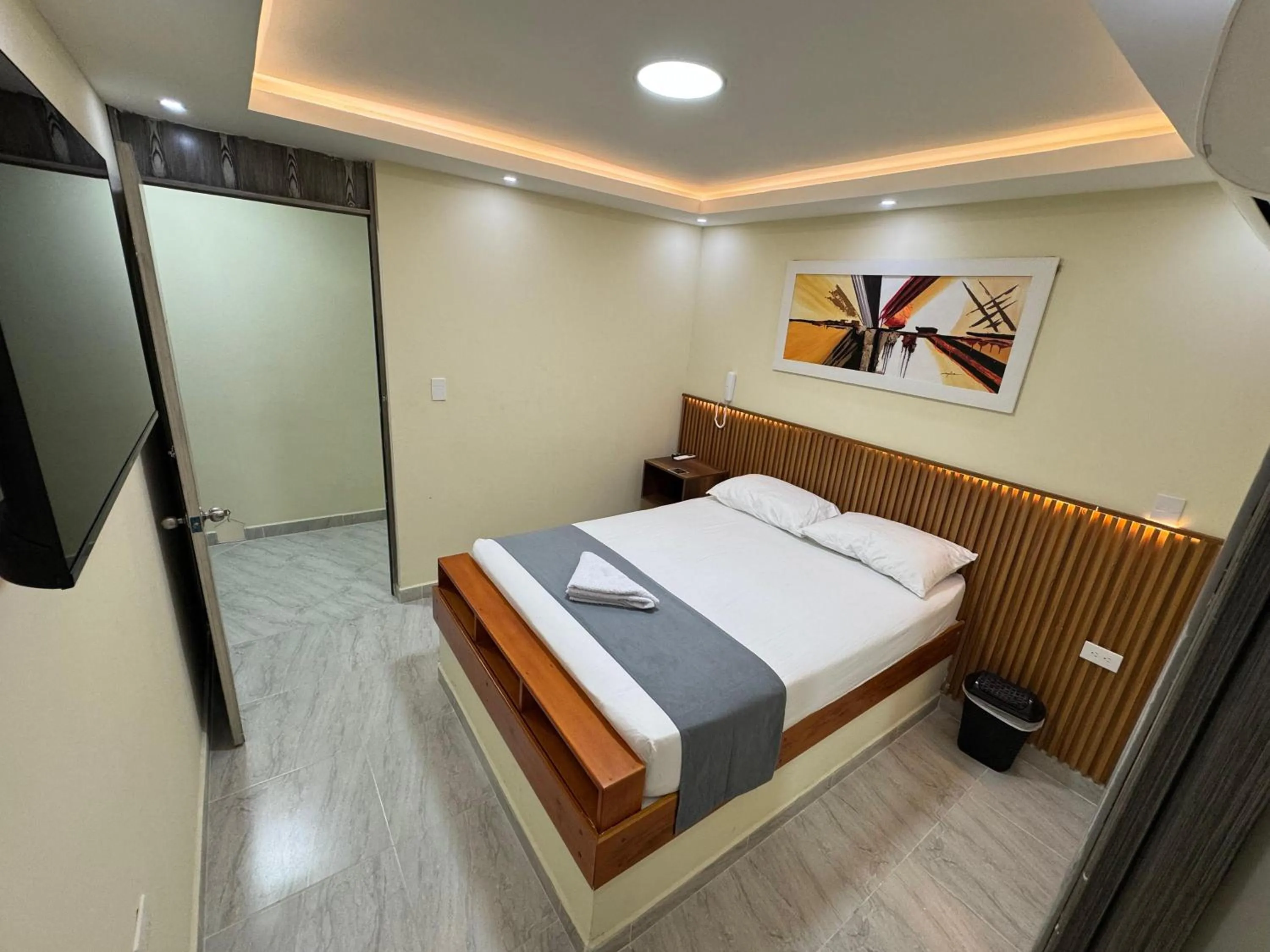 Bed in Hotel Magistral Suiter