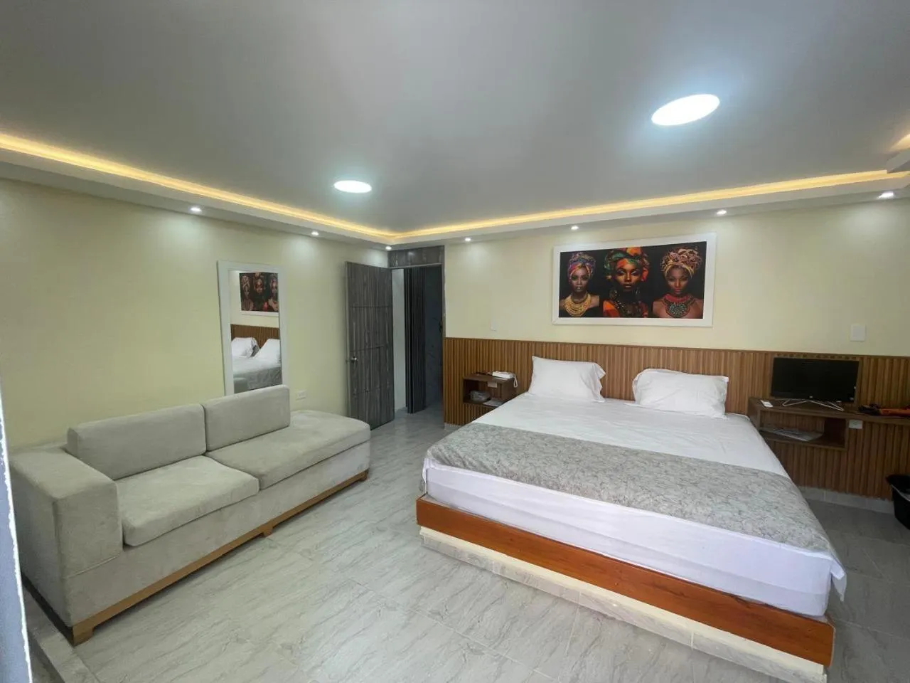 Bed in Hotel Magistral Suiter