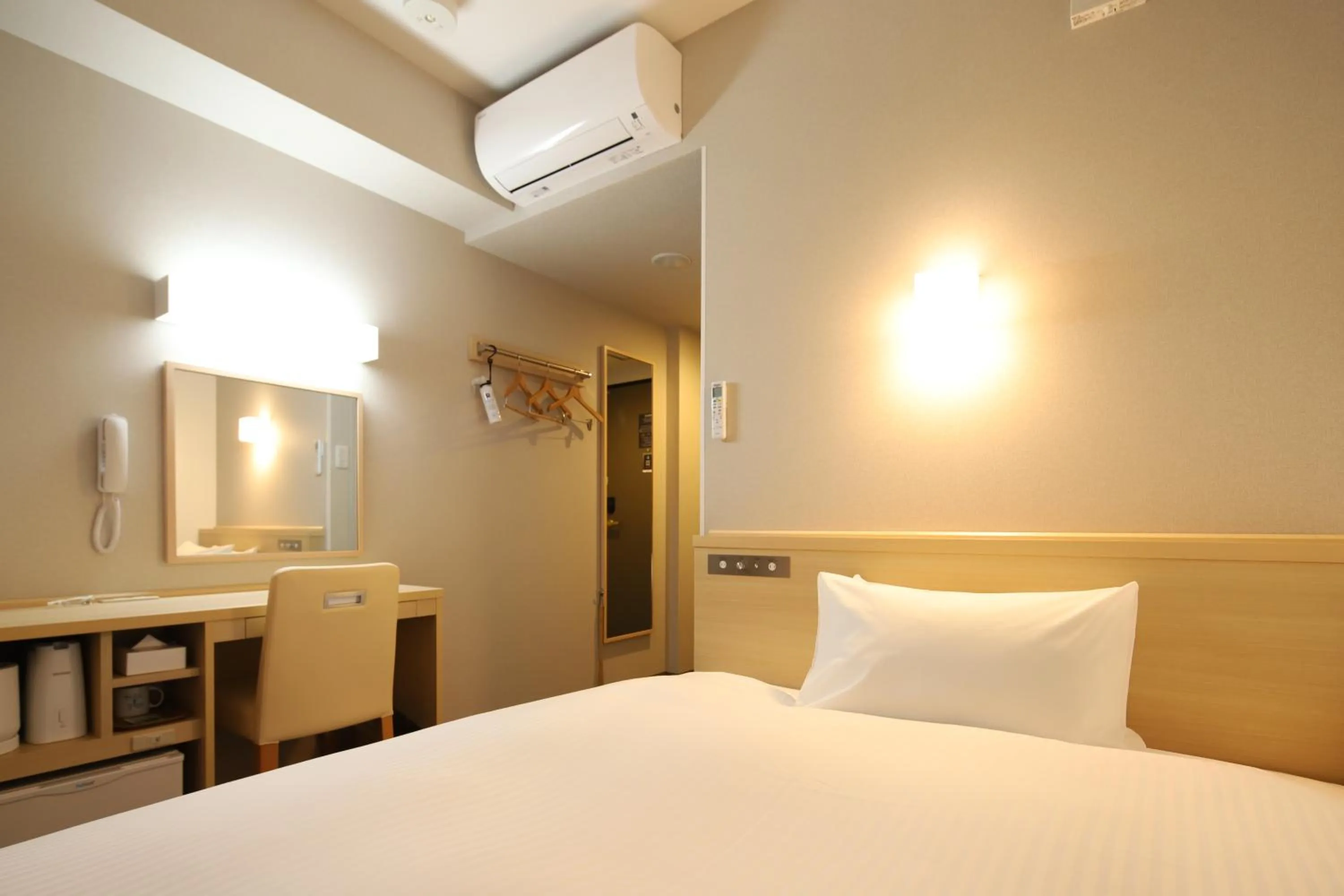 Bed in AB Hotel Shiojiri