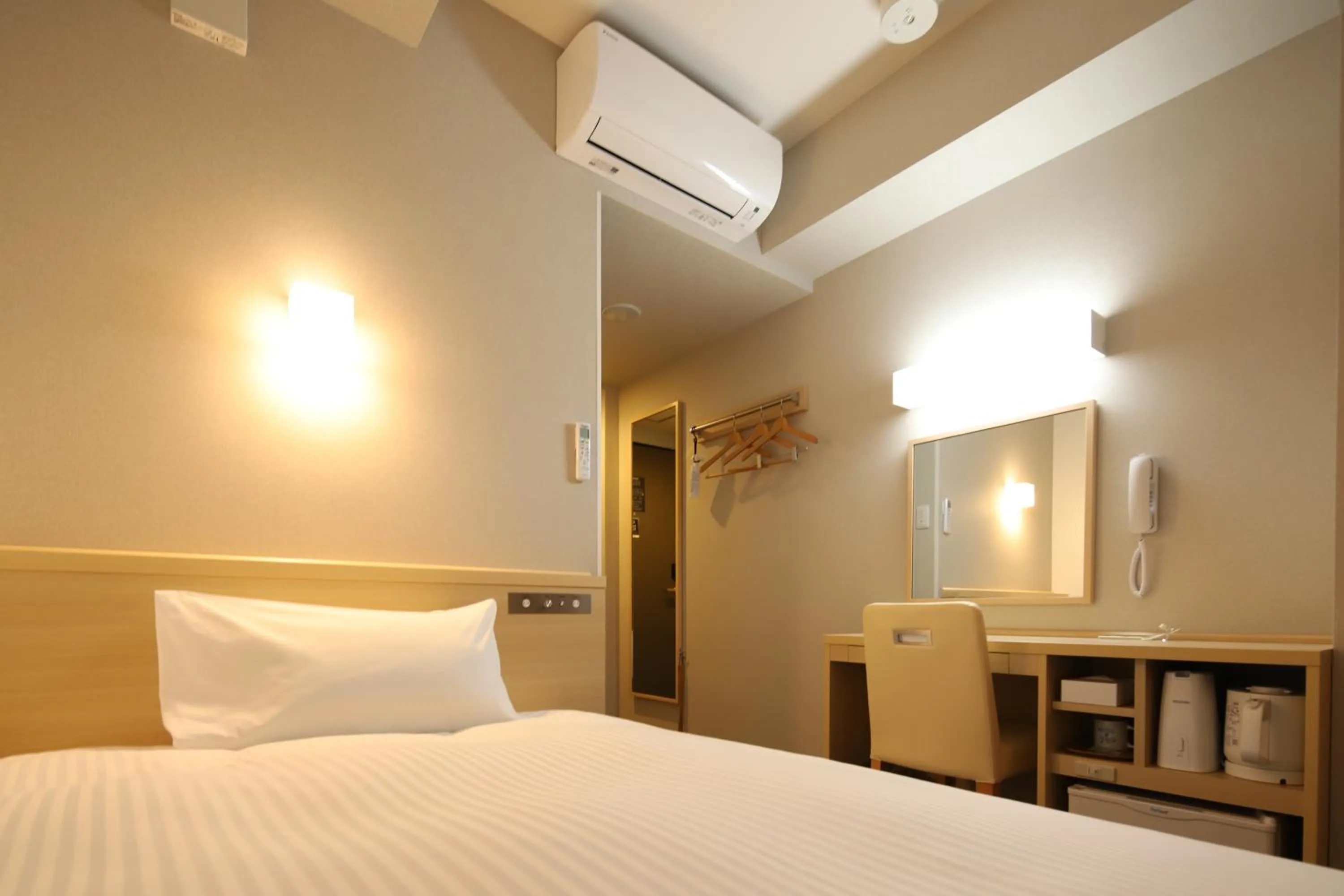 Bed in AB Hotel Shiojiri