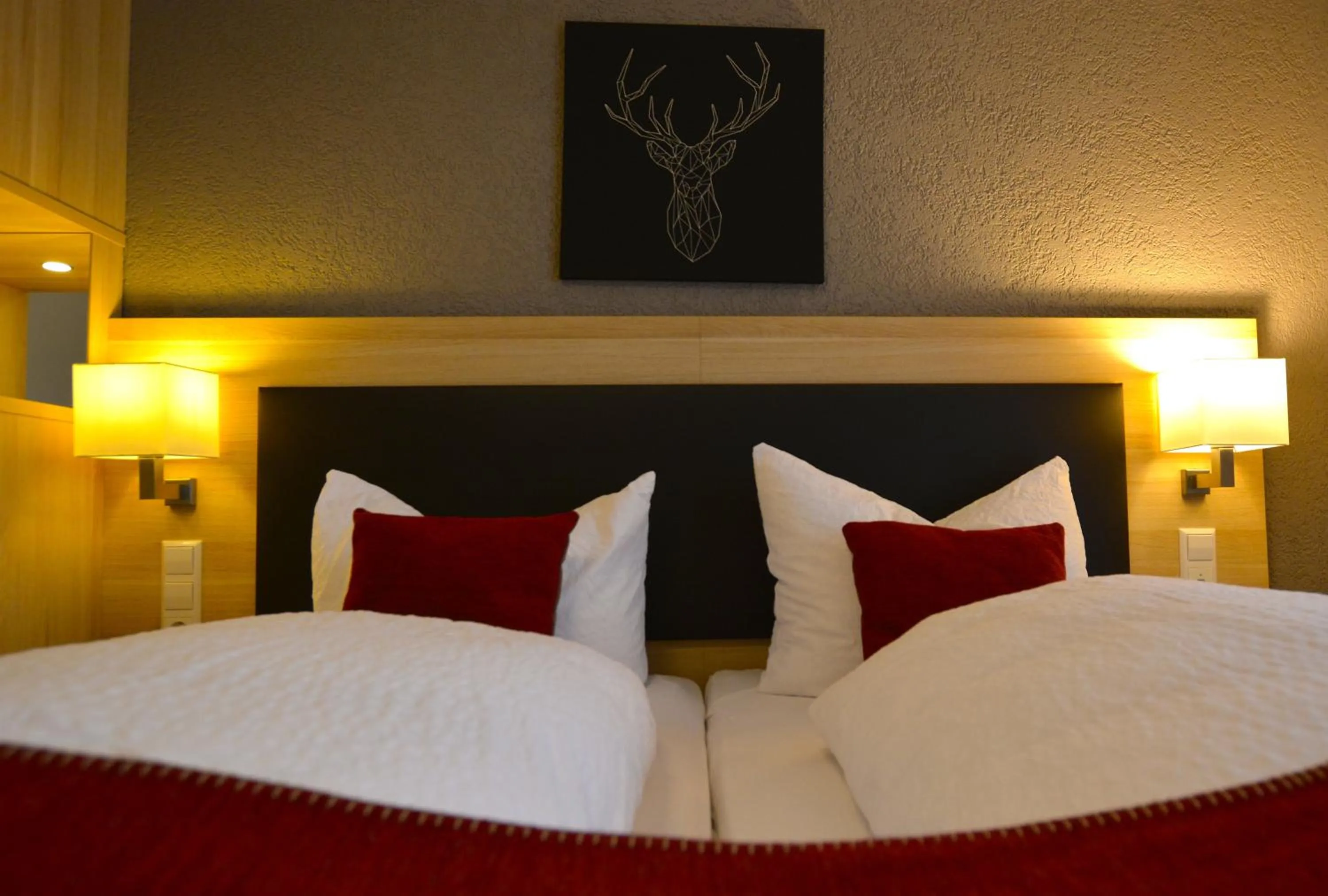 Bed in Genusshotel Hirschen - Erholung im Grünen (Südschwarzwald)