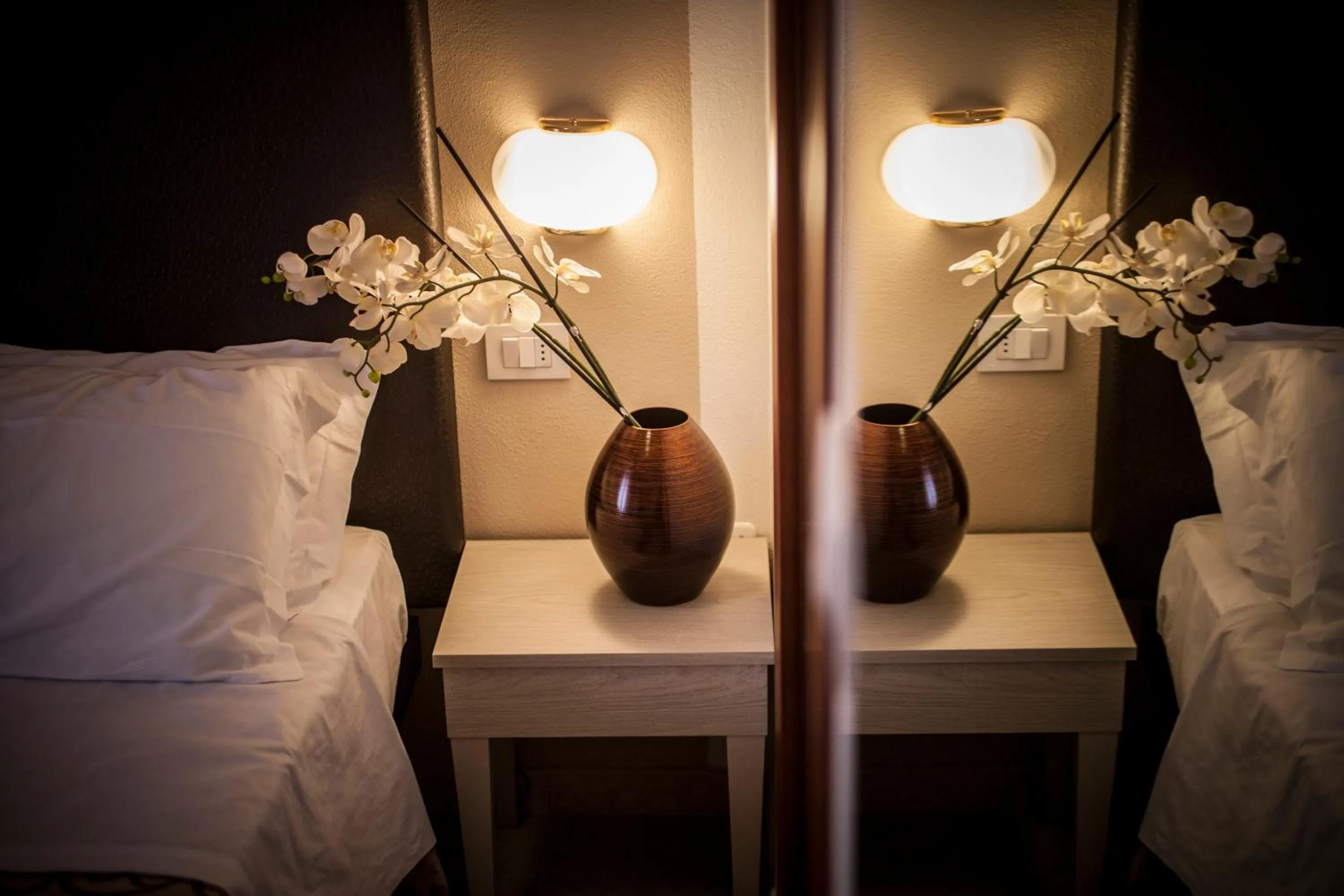 Decorative detail, Bed in Hotel Stella D'Oro