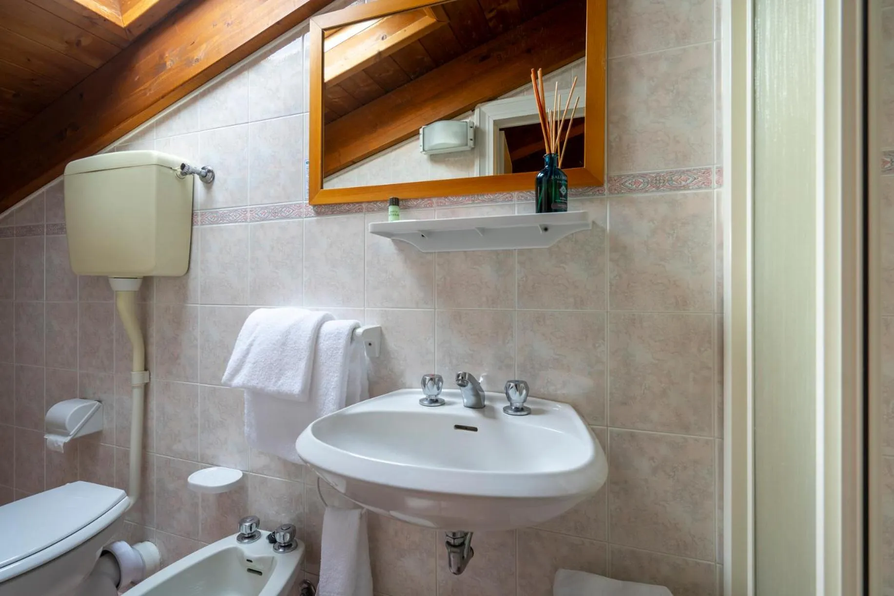 Shower in Hotel Stella D'Oro