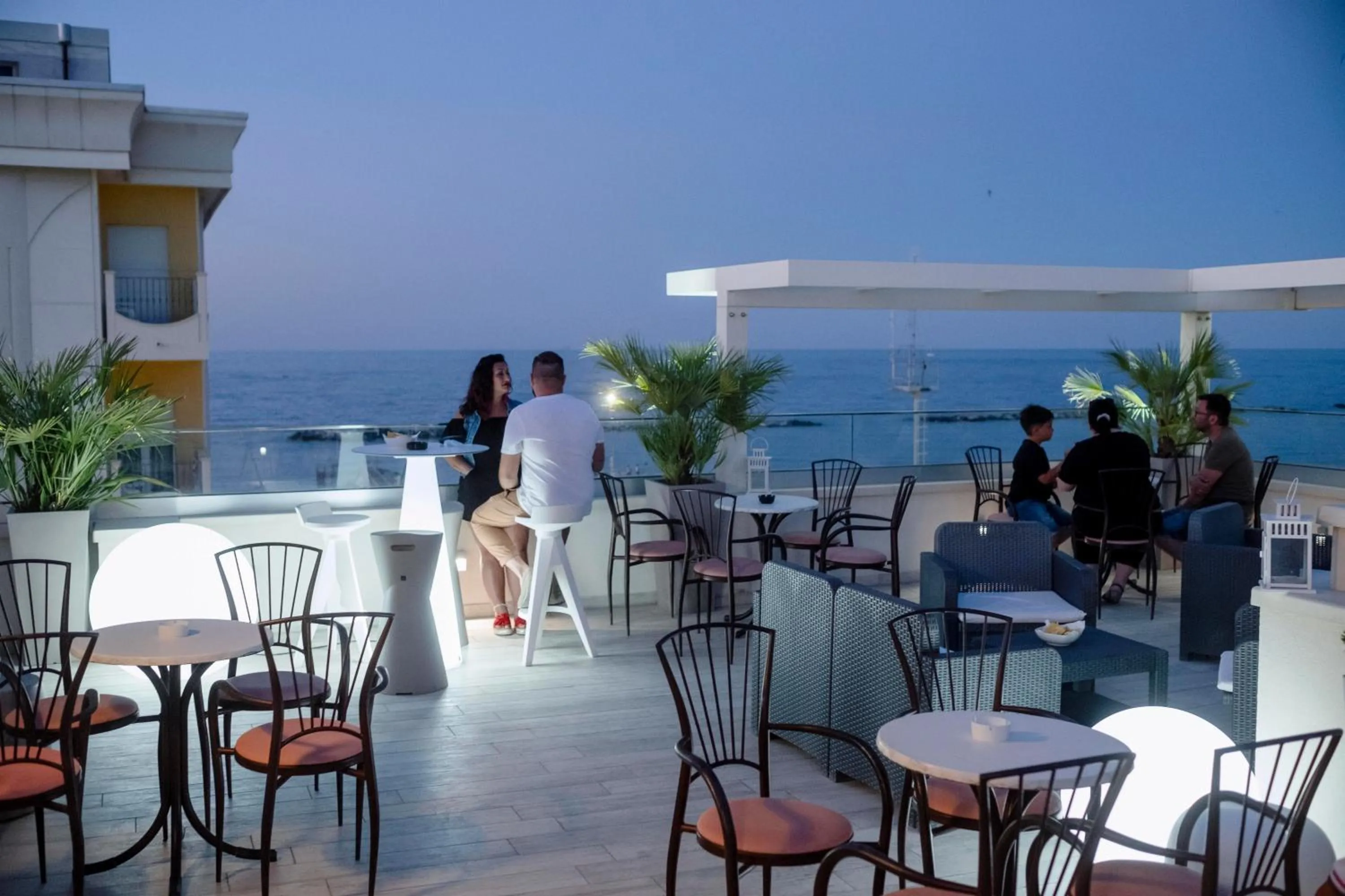 Patio in Hotel Stella D'Oro