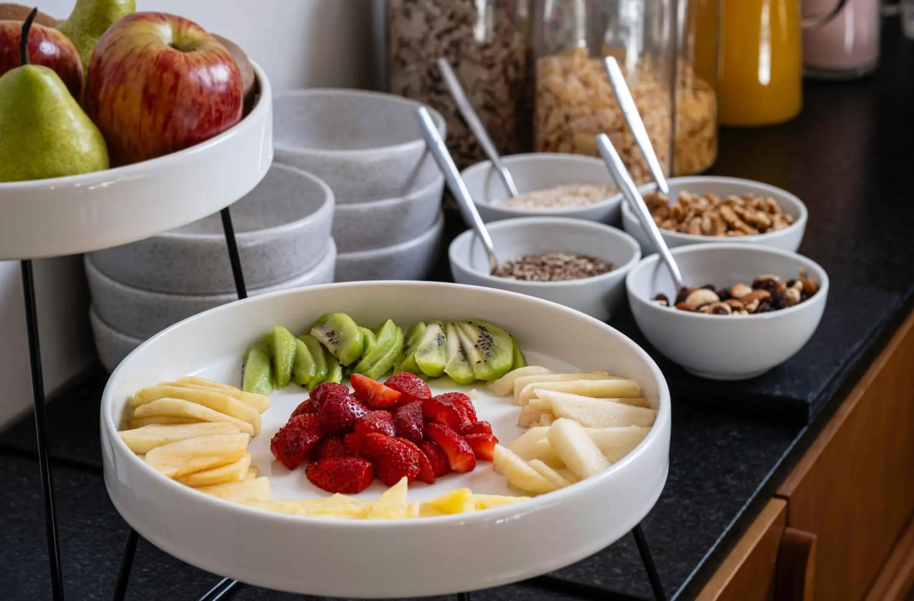 Buffet breakfast in Puerto Manzano Boutique Hotel Buffet breakfast in Puerto Manzano Boutique Hotel