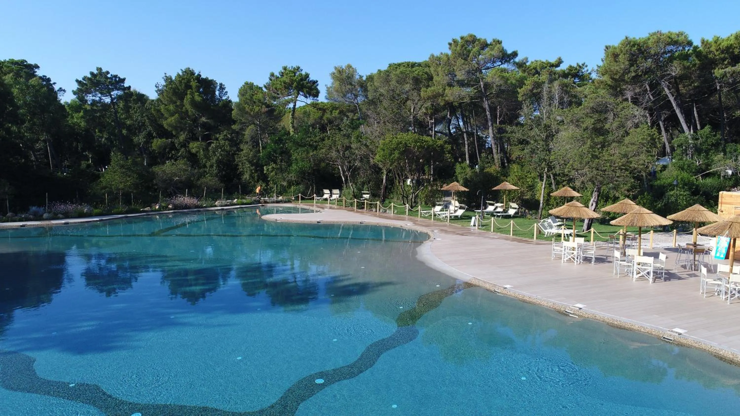 Pool view in Le Esperidi Camping Ecoresort