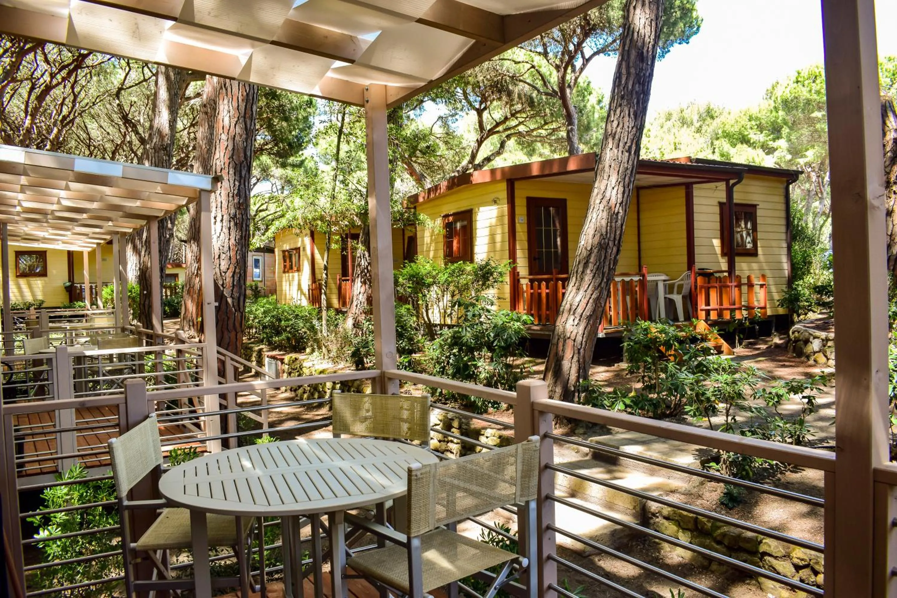 Garden view in Le Esperidi Camping Ecoresort