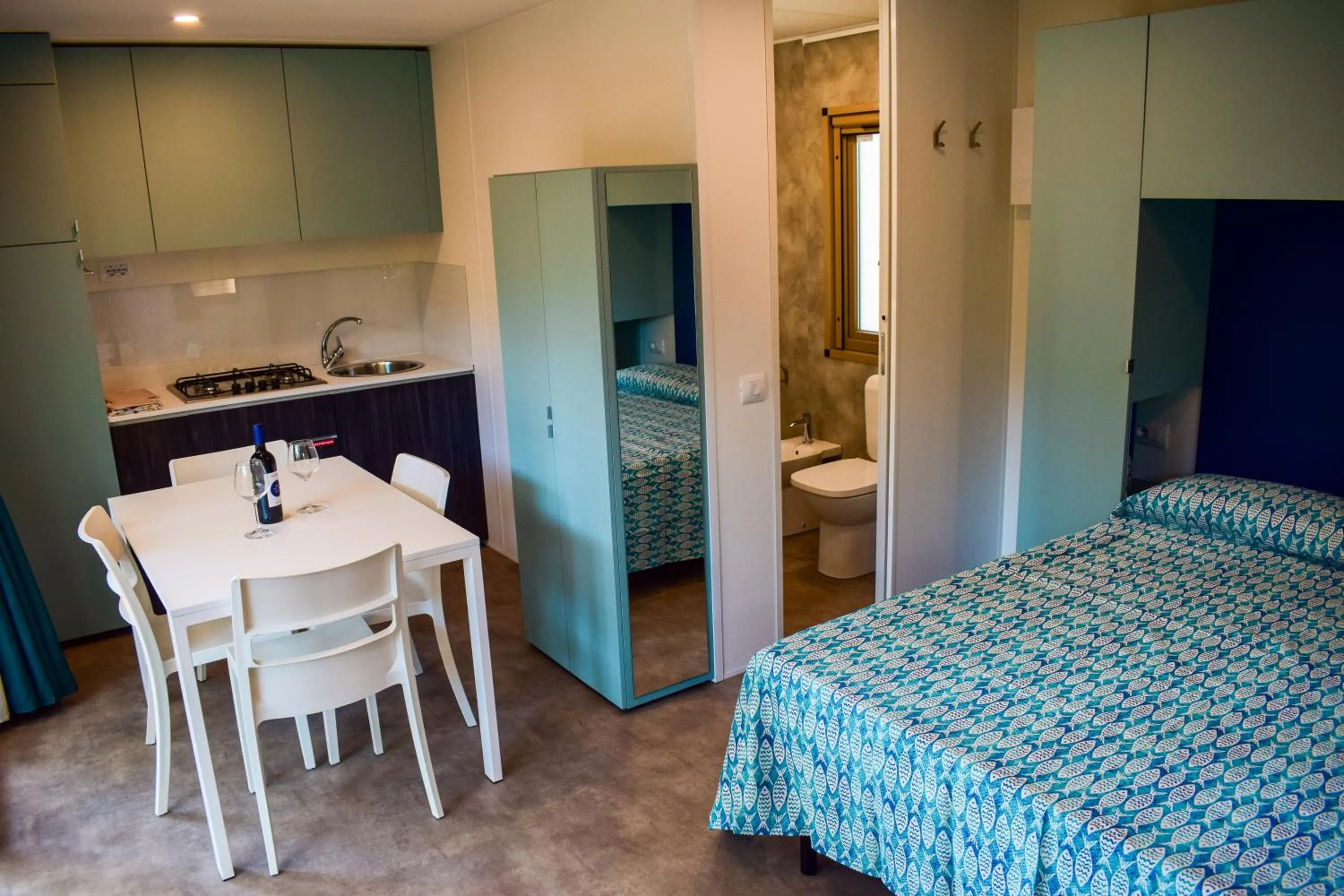 Bed in Le Esperidi Camping Ecoresort
