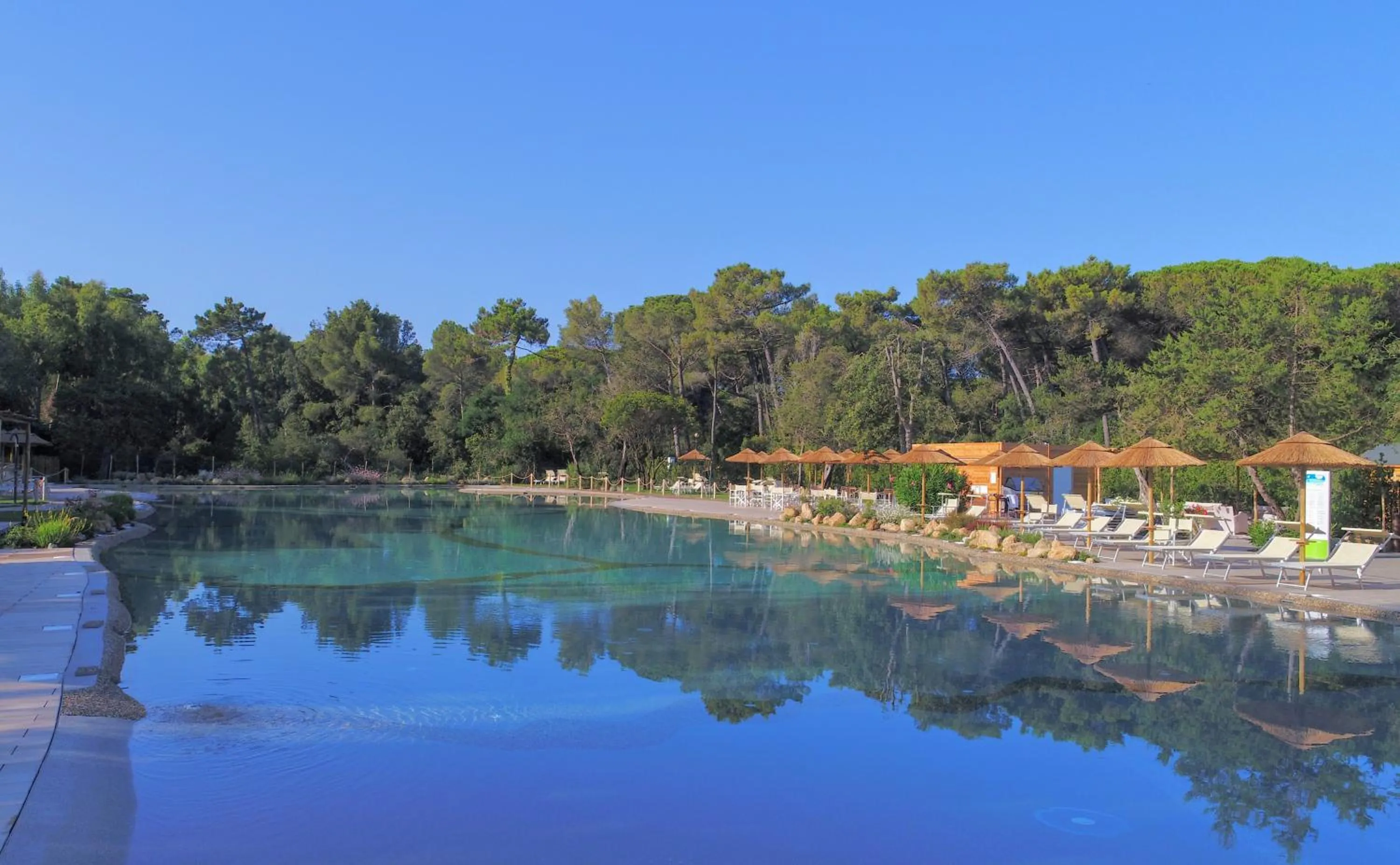 Pool view in Le Esperidi Camping Ecoresort