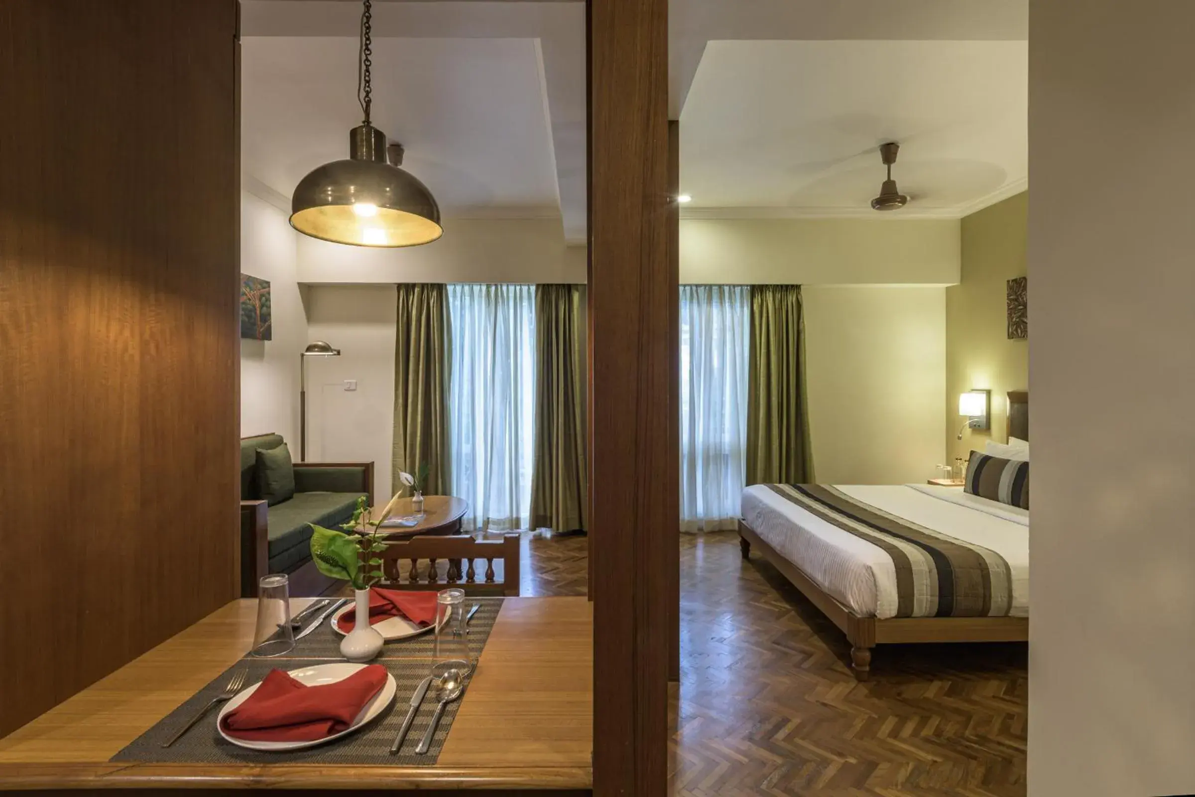 Bed in Club Mahindra Mount Serene, Munnar Bed in Club Mahindra Mount Serene, Munnar