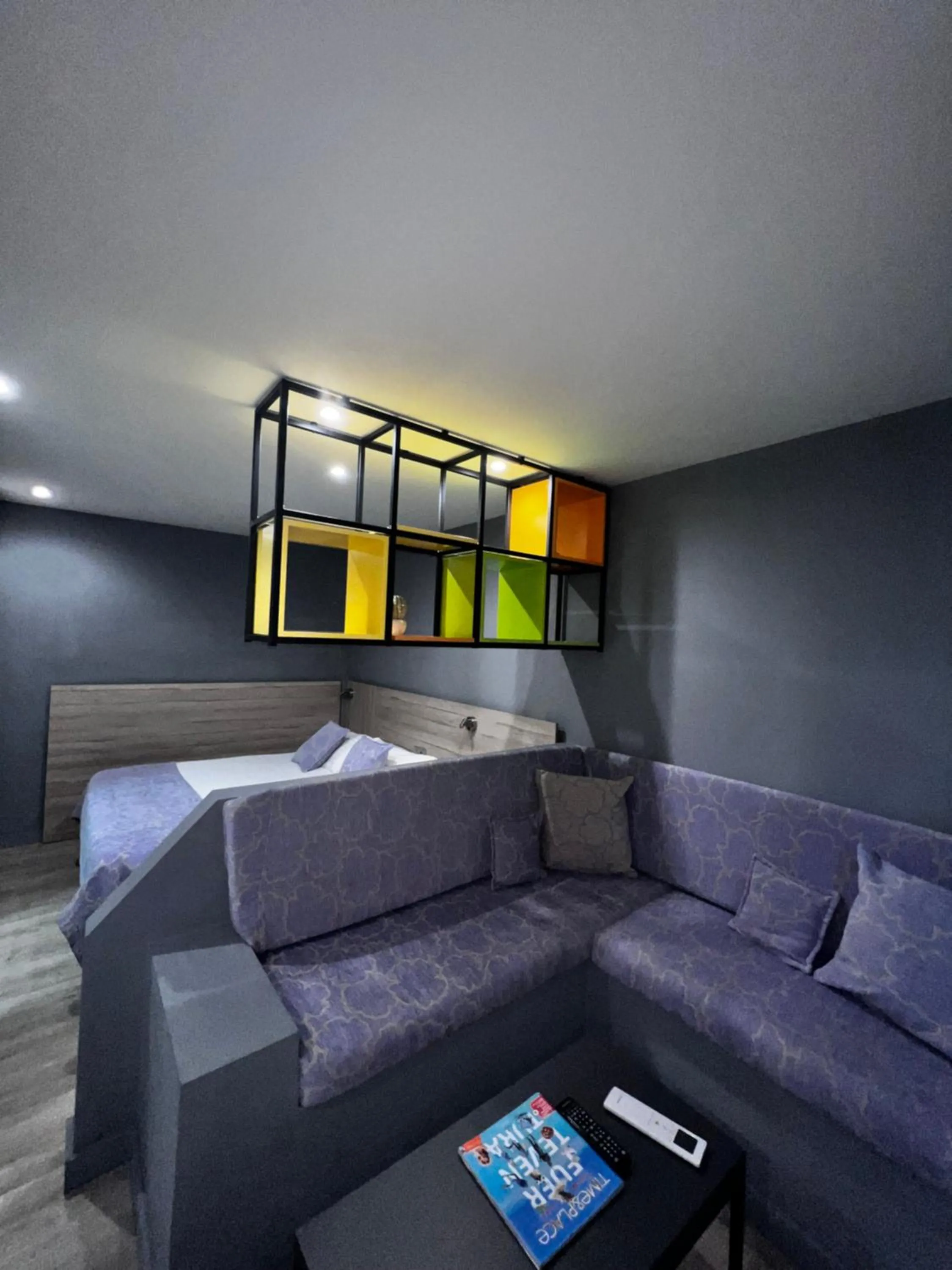 Living room, Bed in Apartamentos NataLis