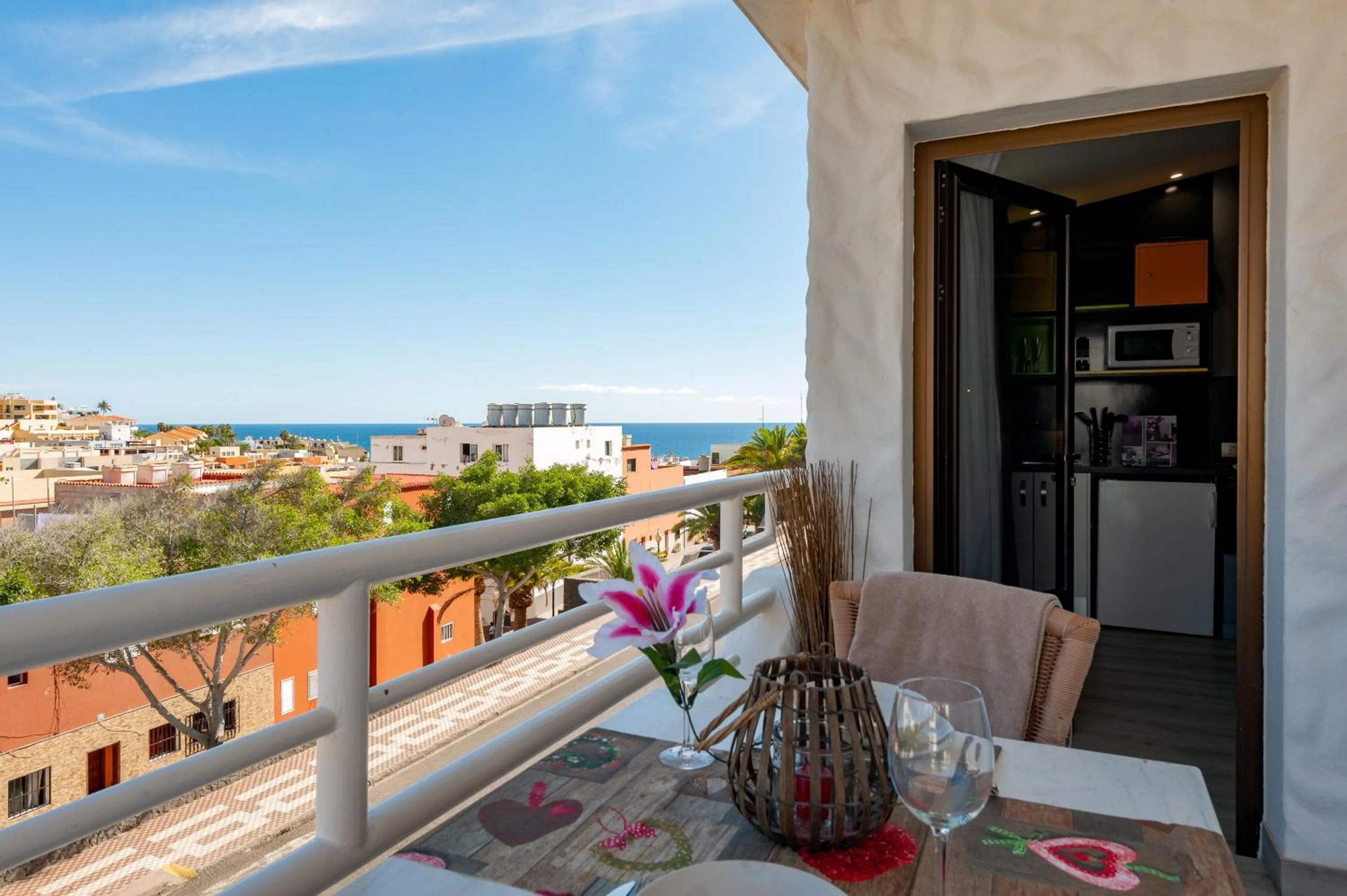 Balcony/Terrace in Apartamentos NataLis