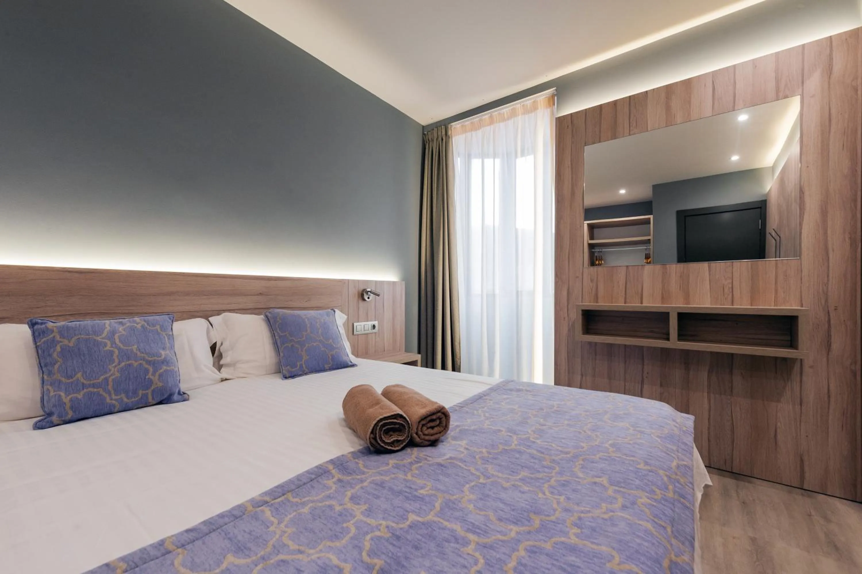 Bedroom, Bed in Apartamentos NataLis