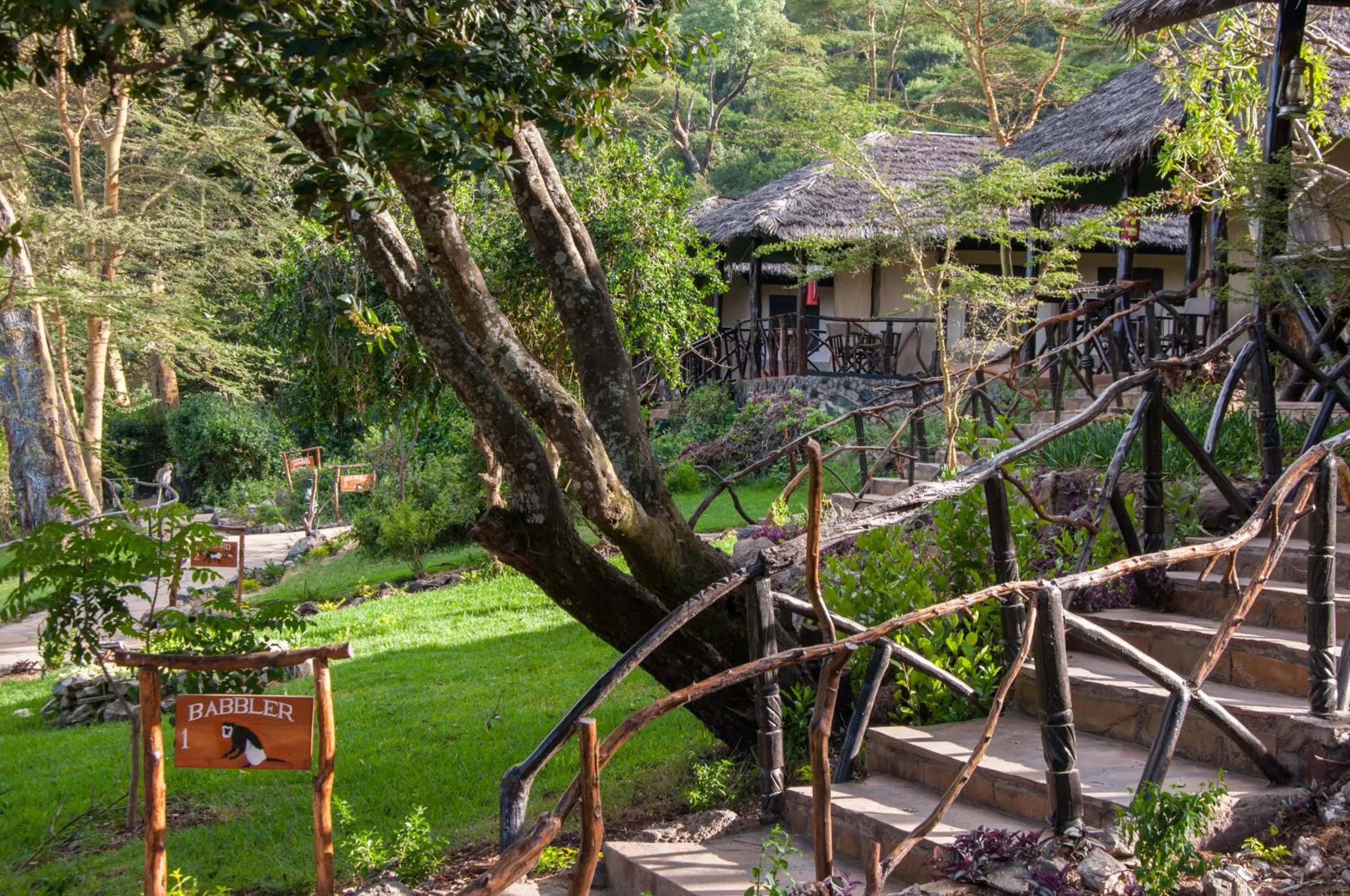 Natural landscape in Crater Lake Tented Camp And Game Sanctuary