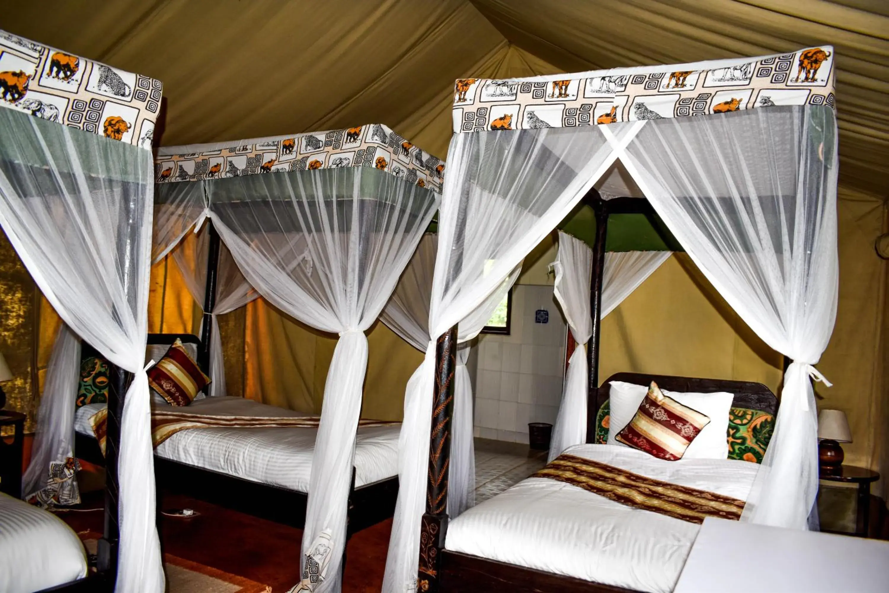 Twin Room with Lake View - single occupancy in Crater Lake Tented Camp And Game Sanctuary Twin Room with Lake View - single occupancy in Crater Lake Tented Camp And Game Sanctuary