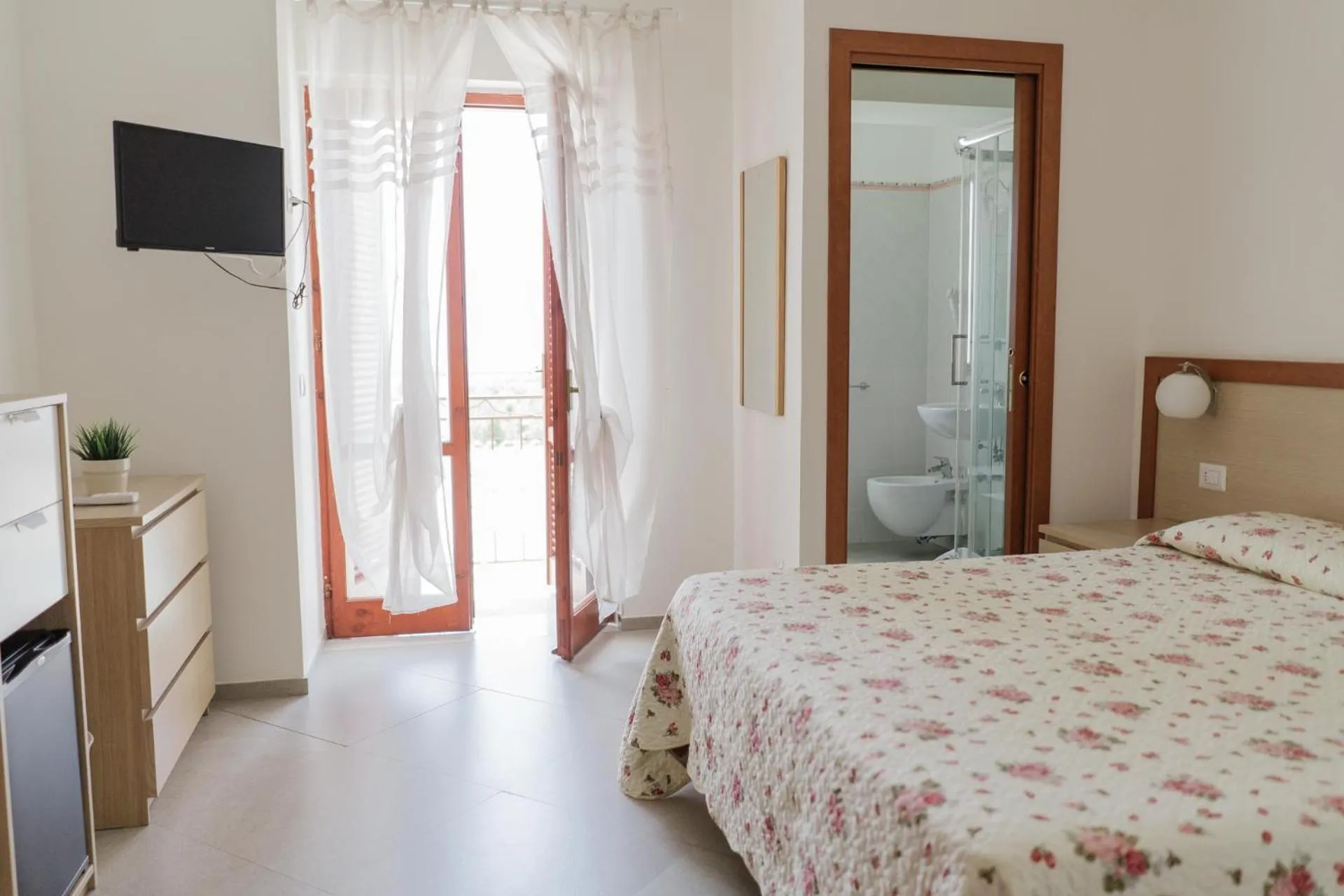 Bed in Hotel Santa Rosalia