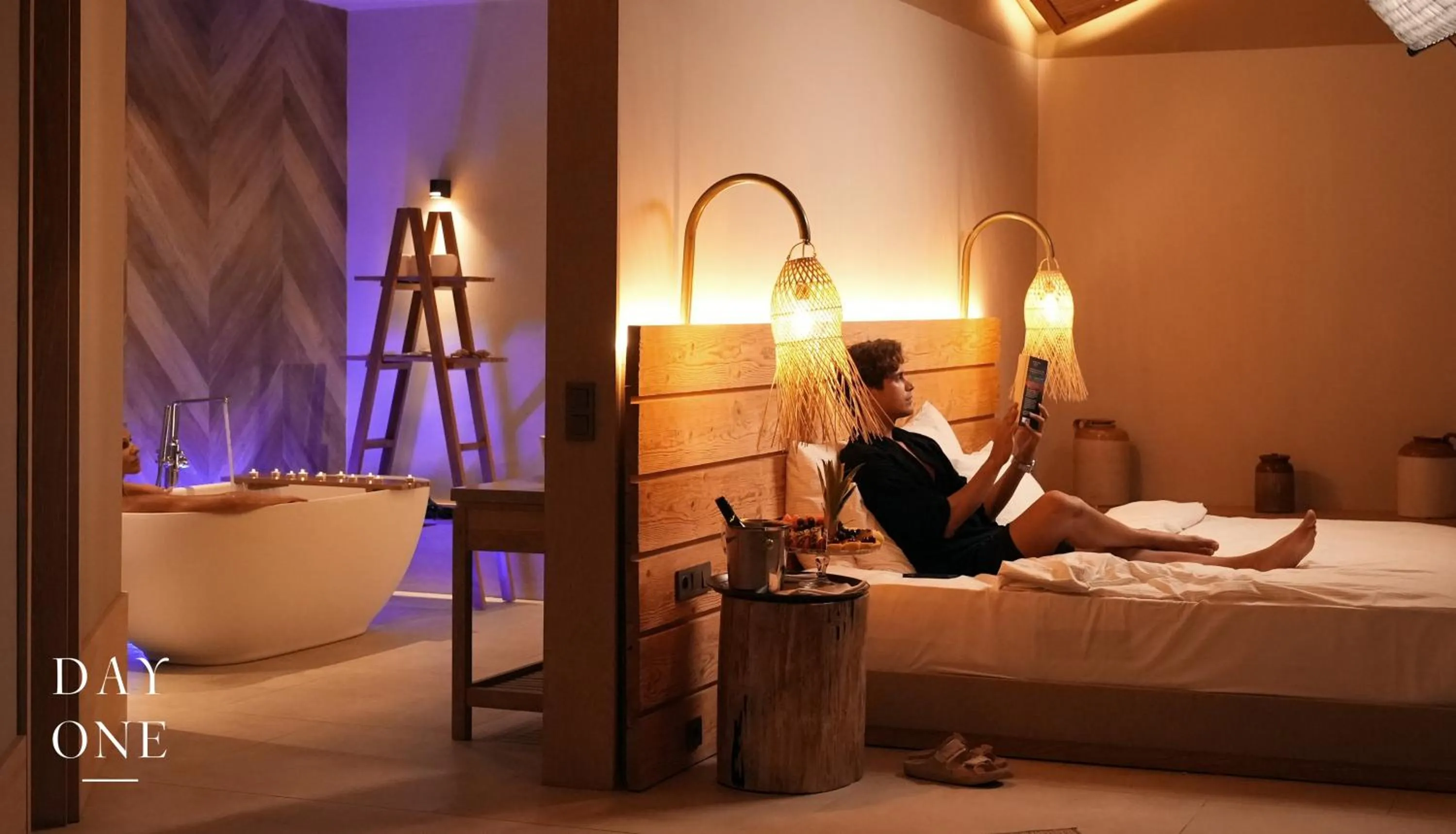 Spa and wellness centre/facilities, Bed in Day One Beach Resort & SPA - Adult Only