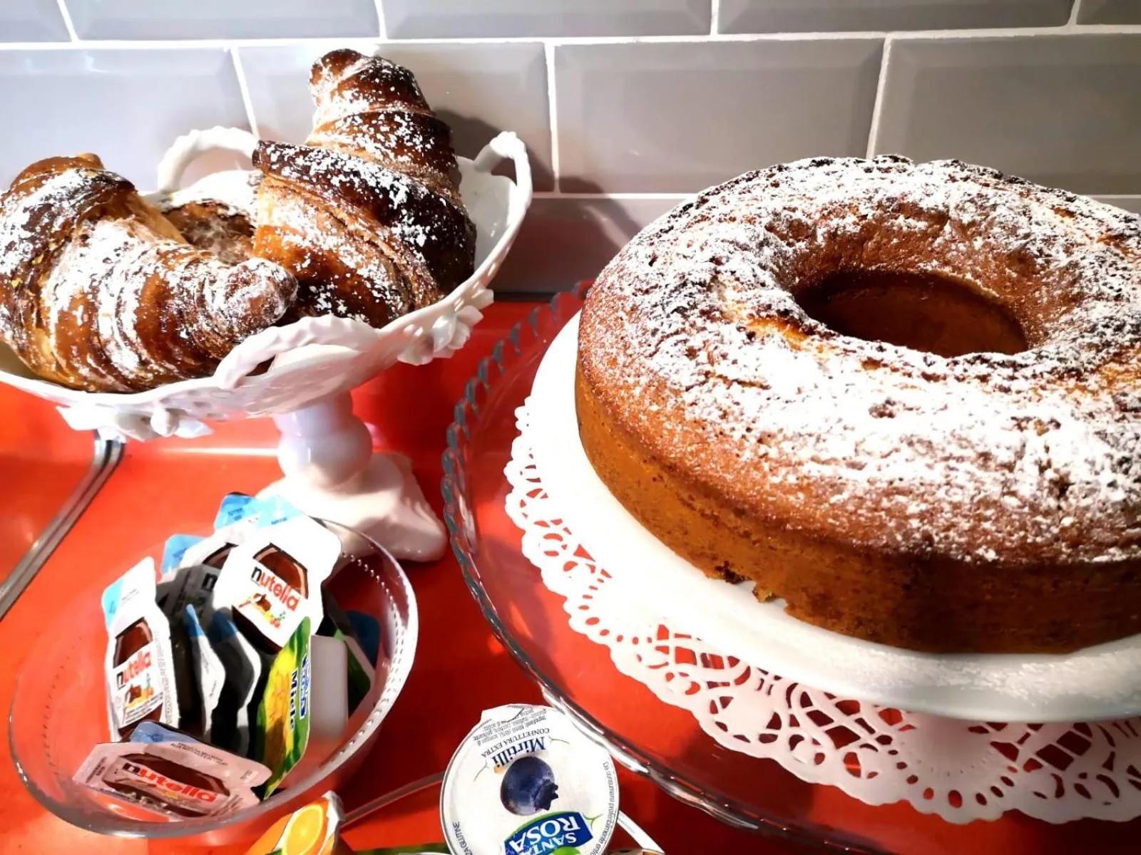 Buffet breakfast in La Chiave di Roma
