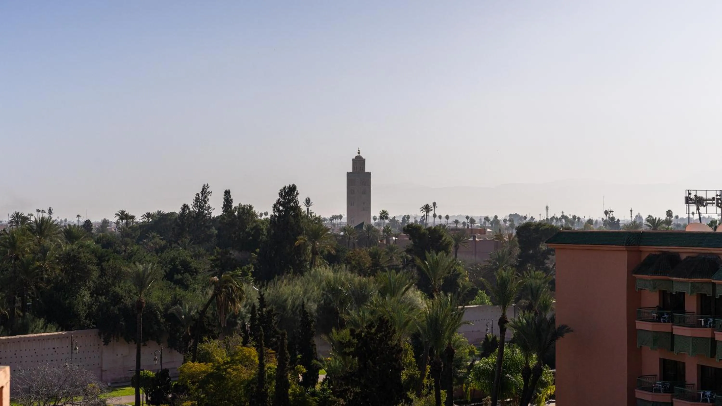 Garden view in Hotel Le Grand Imilchil