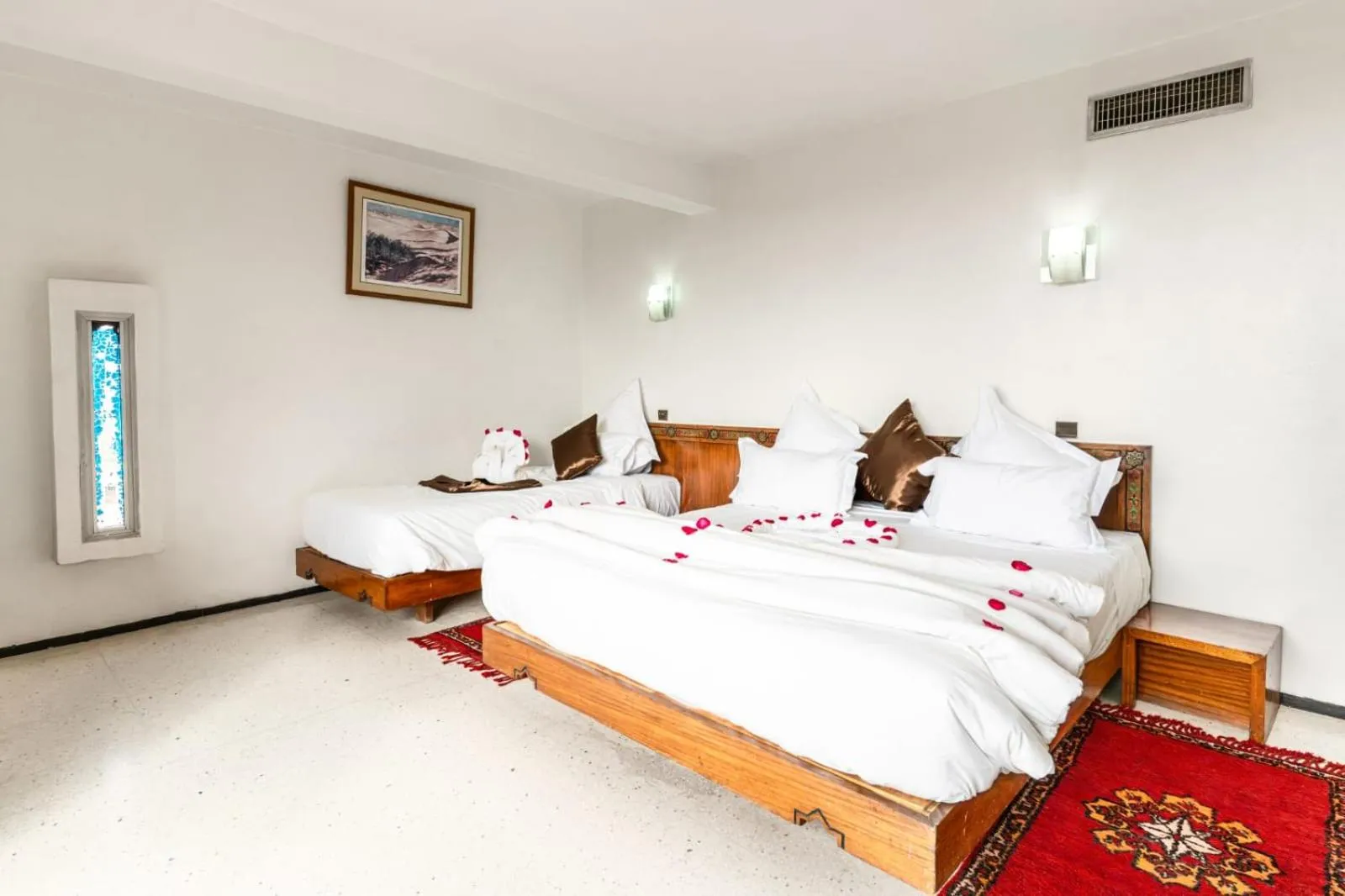 Bed in Hotel Le Grand Imilchil