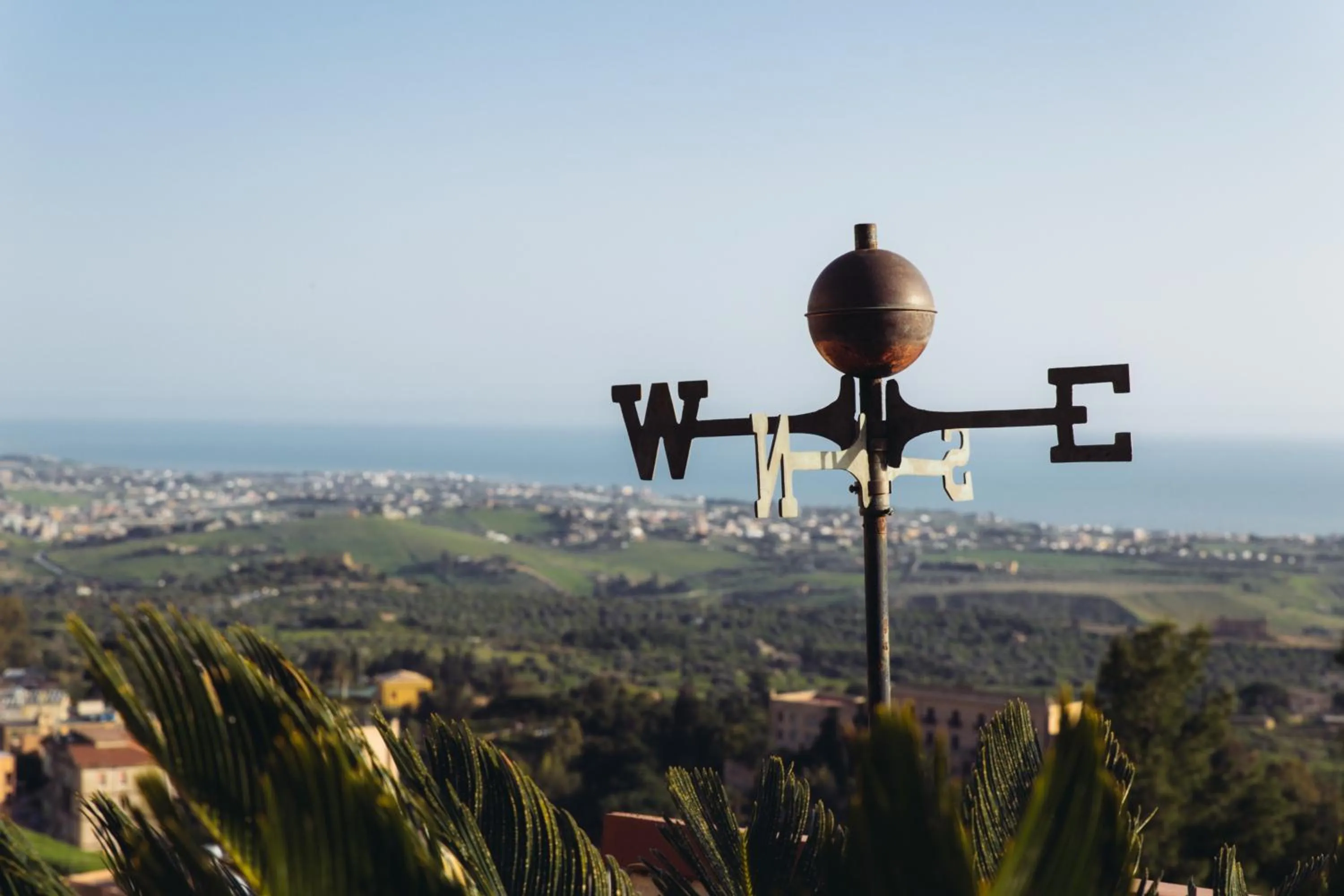 Bird's eye view in B&B Triskéles