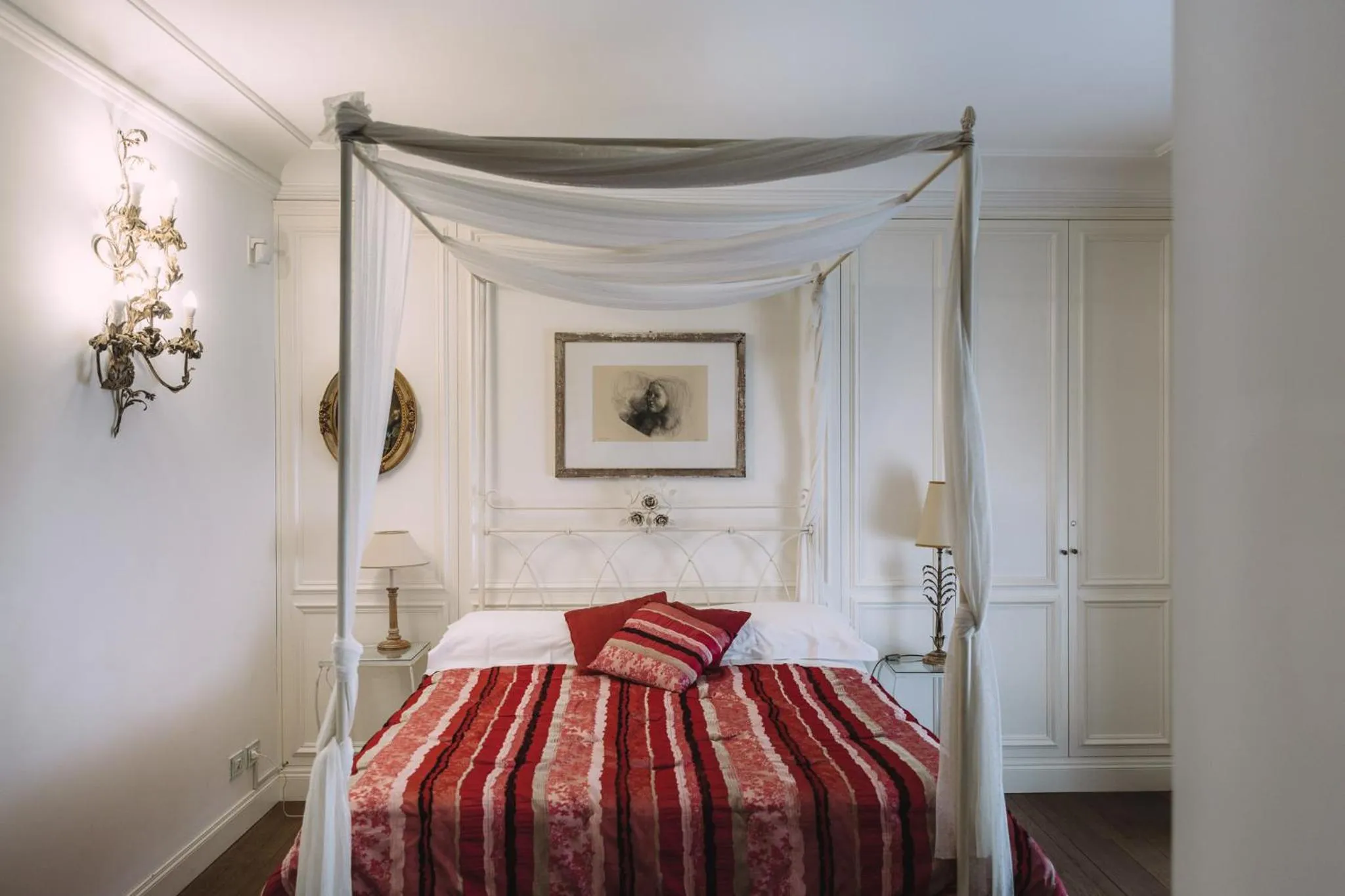 Bed in B&B Triskéles