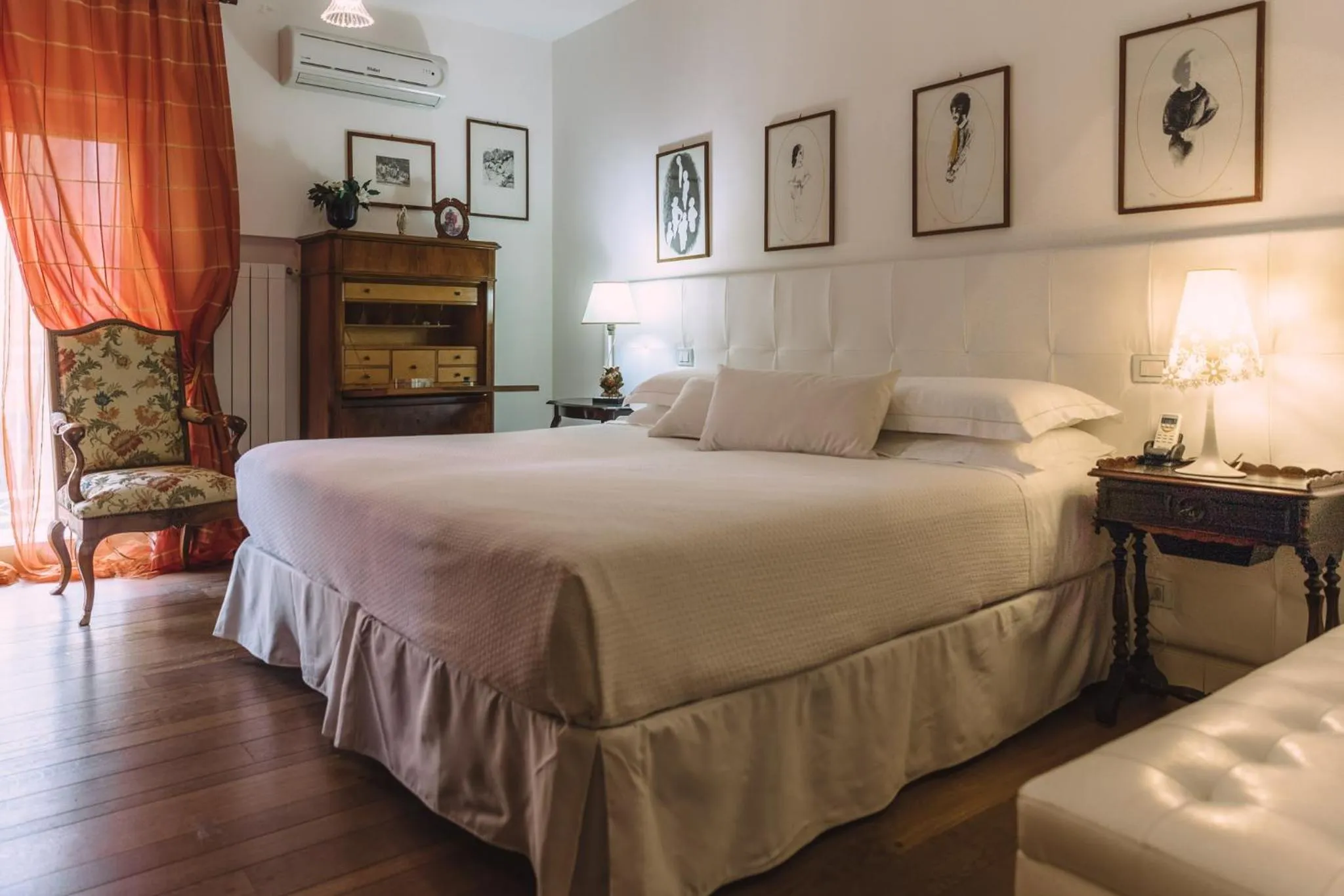 Bed in B&B Triskéles