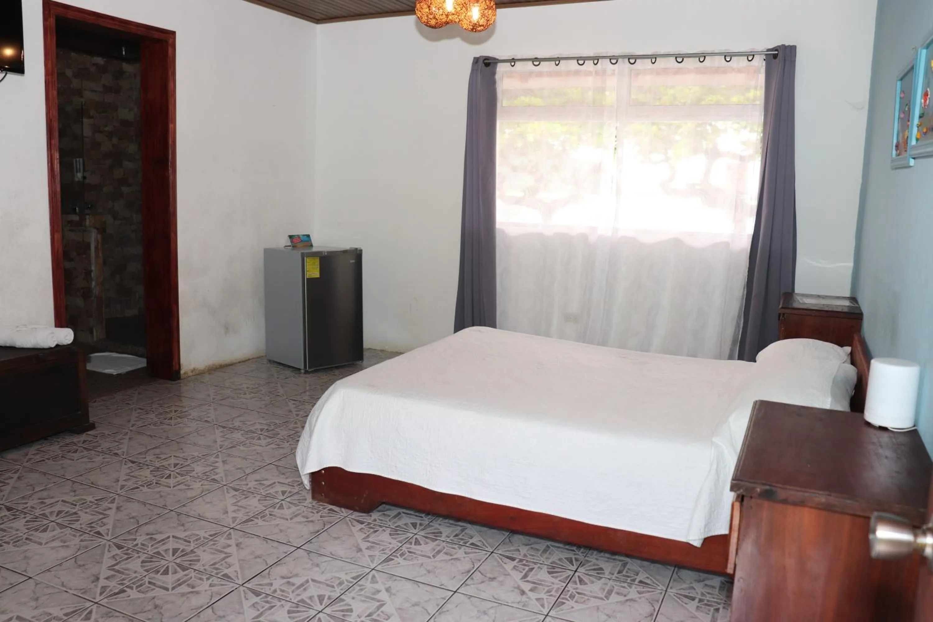 Bed in Hotel Samoa del Sur