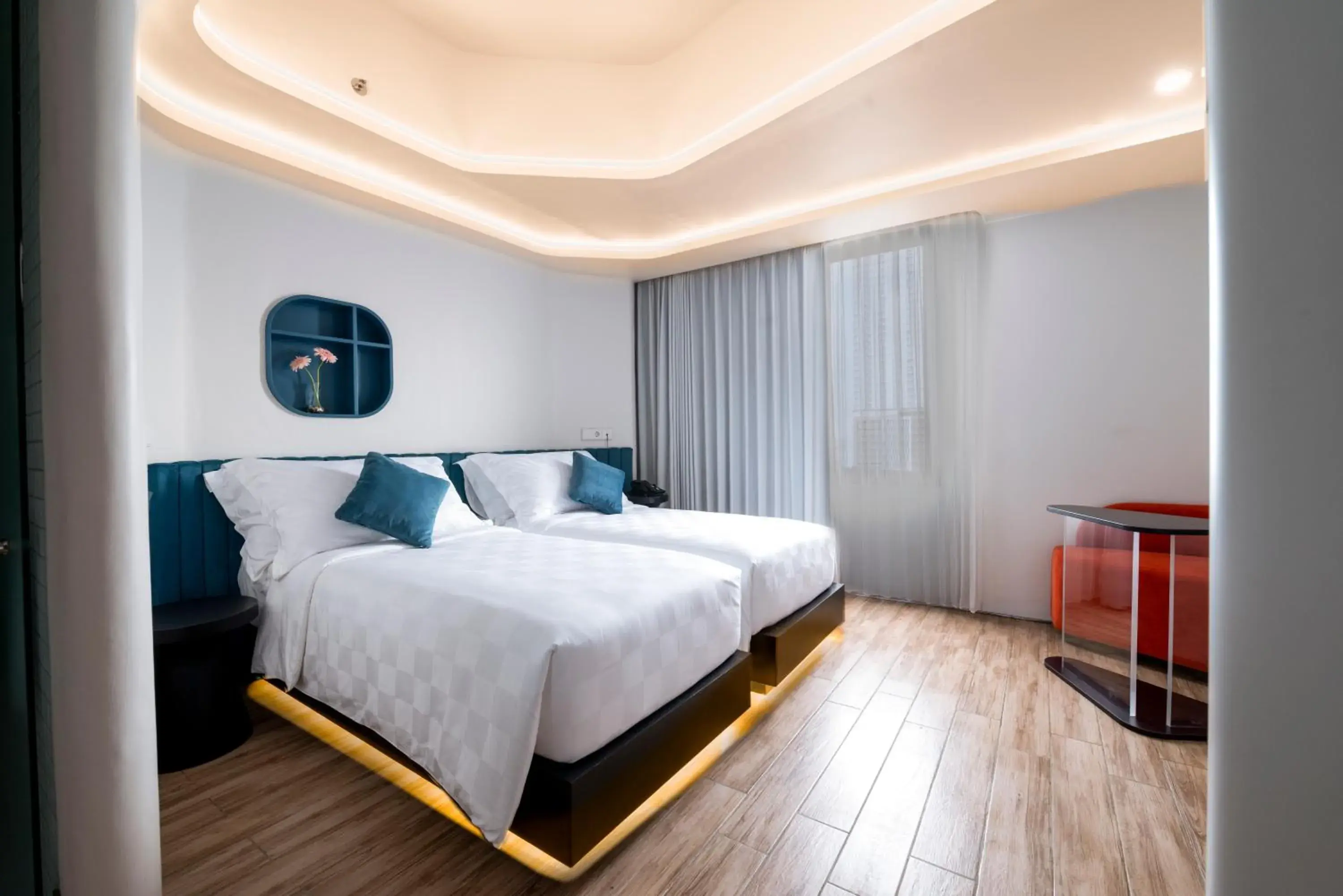 Bedroom, Bed in EXCOTEL Design Hotel Surabaya Bedroom, Bed in EXCOTEL Design Hotel Surabaya