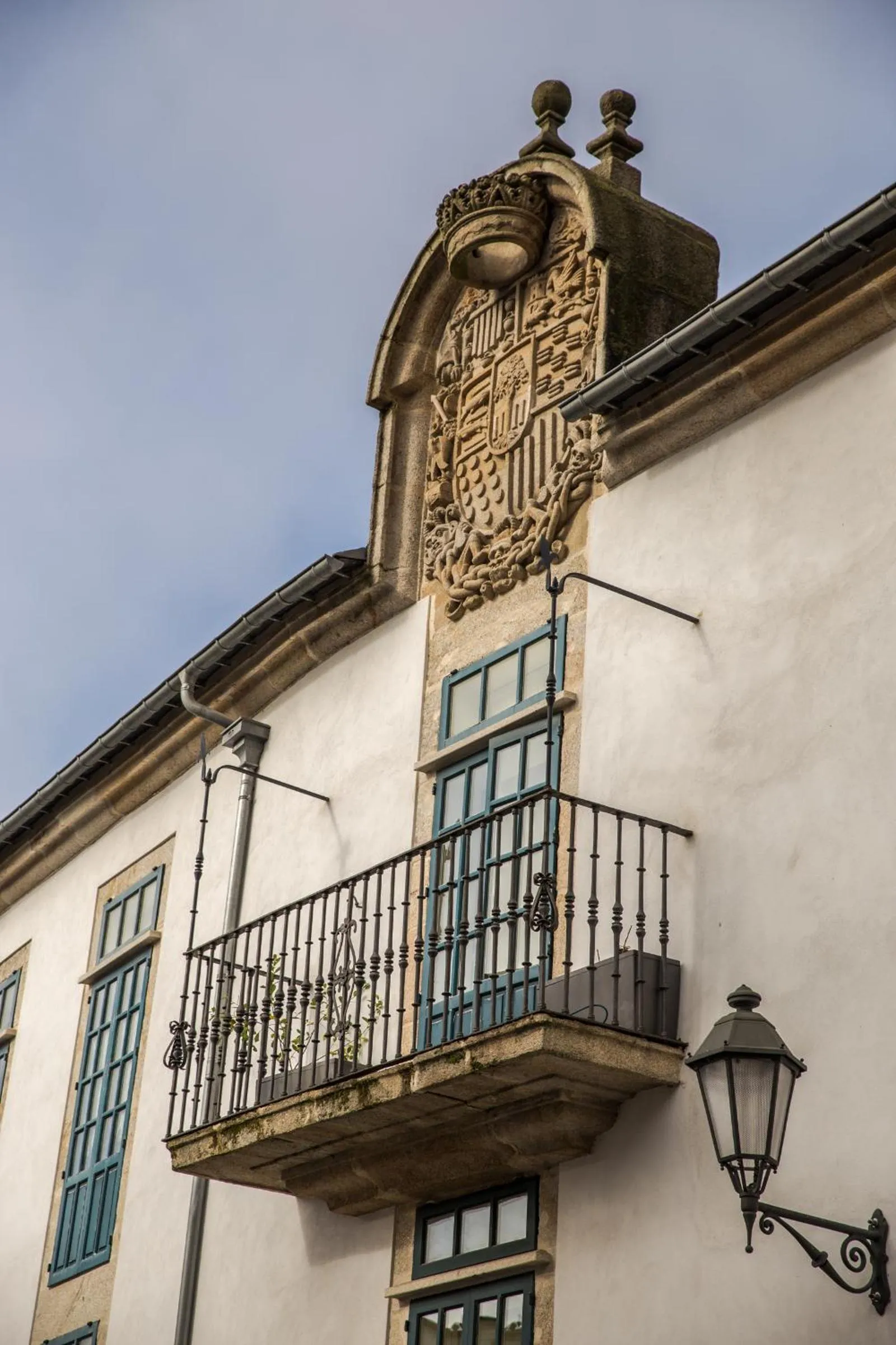 Facade/entrance in Hotel Monumento Pazo de Orbán