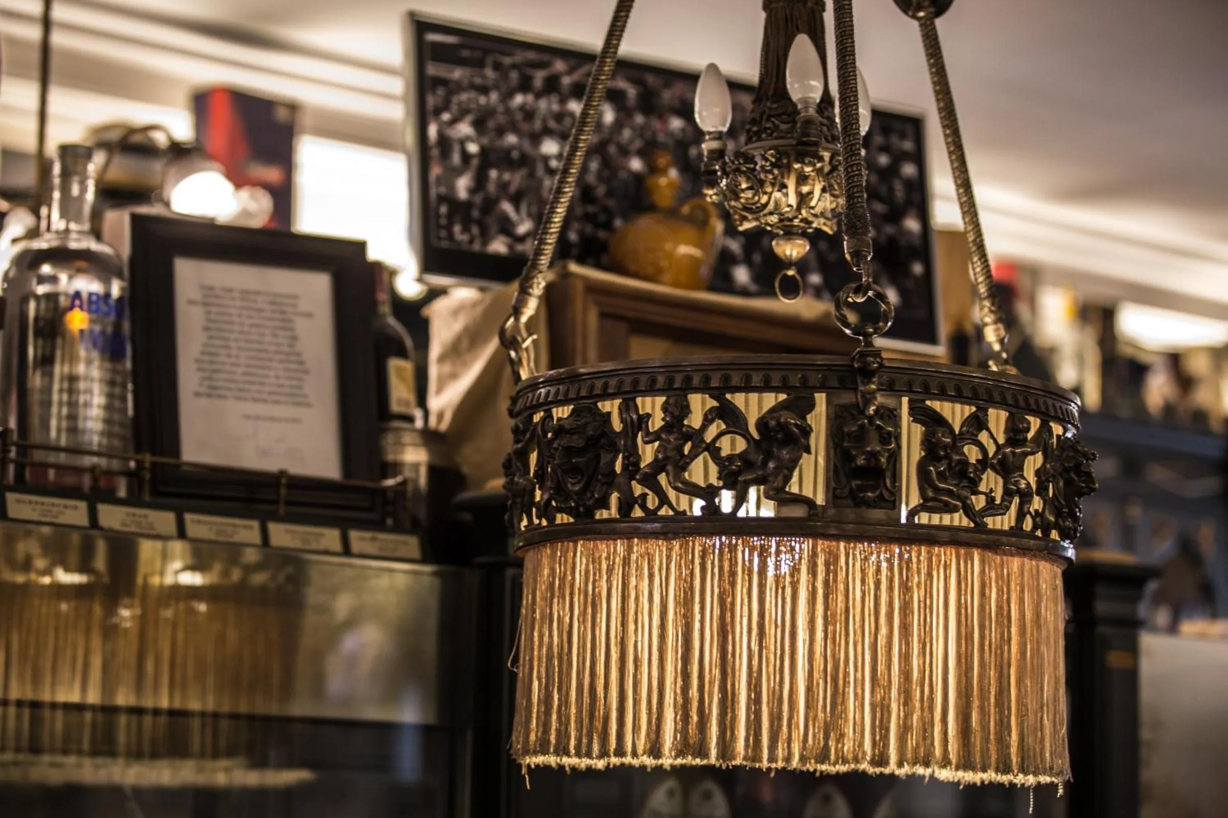 Decorative detail in Hotel Monumento Pazo de Orbán