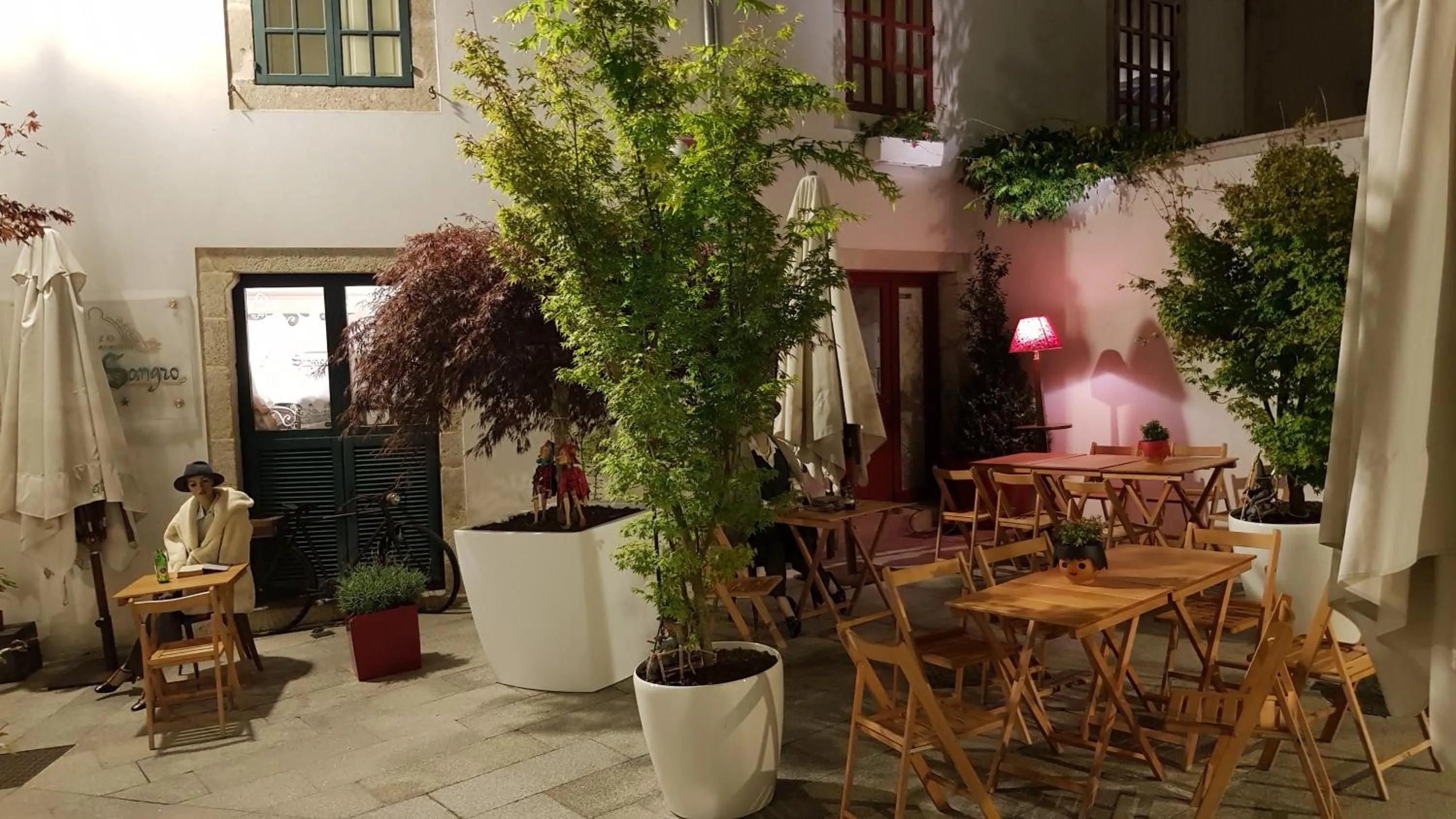 Balcony/Terrace in Hotel Monumento Pazo de Orbán