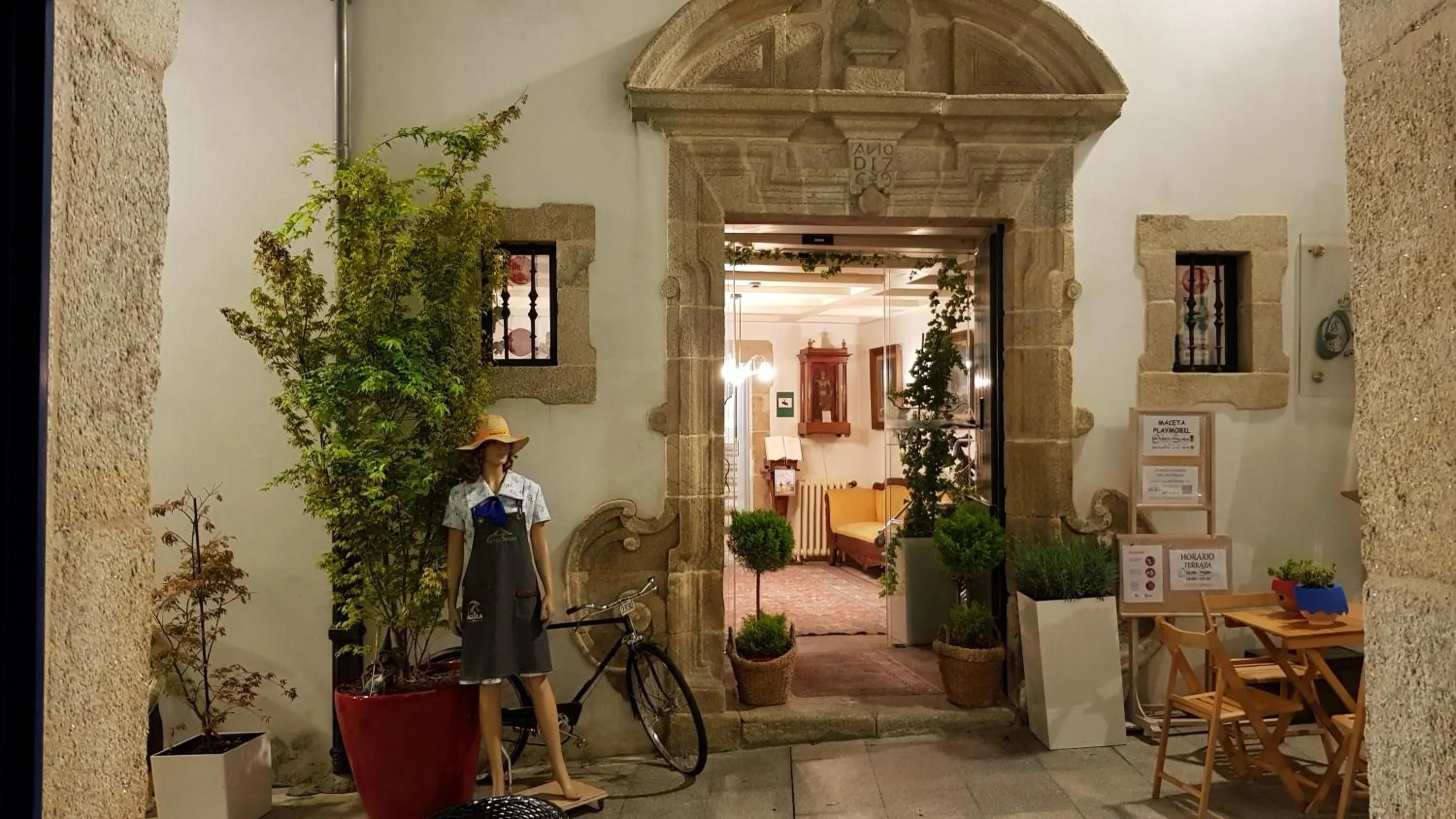 Balcony/Terrace in Hotel Monumento Pazo de Orbán
