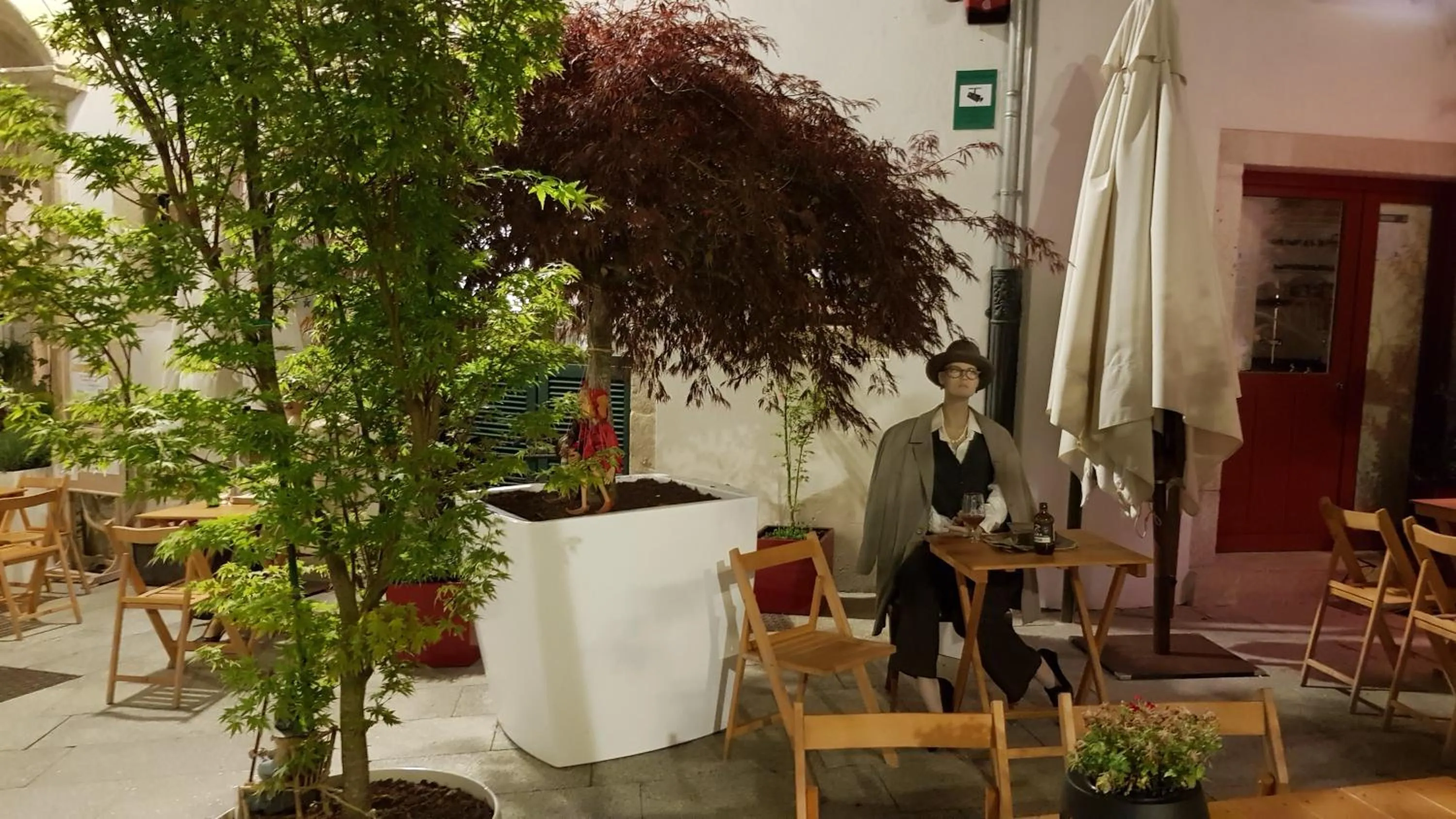 Balcony/Terrace in Hotel Monumento Pazo de Orbán