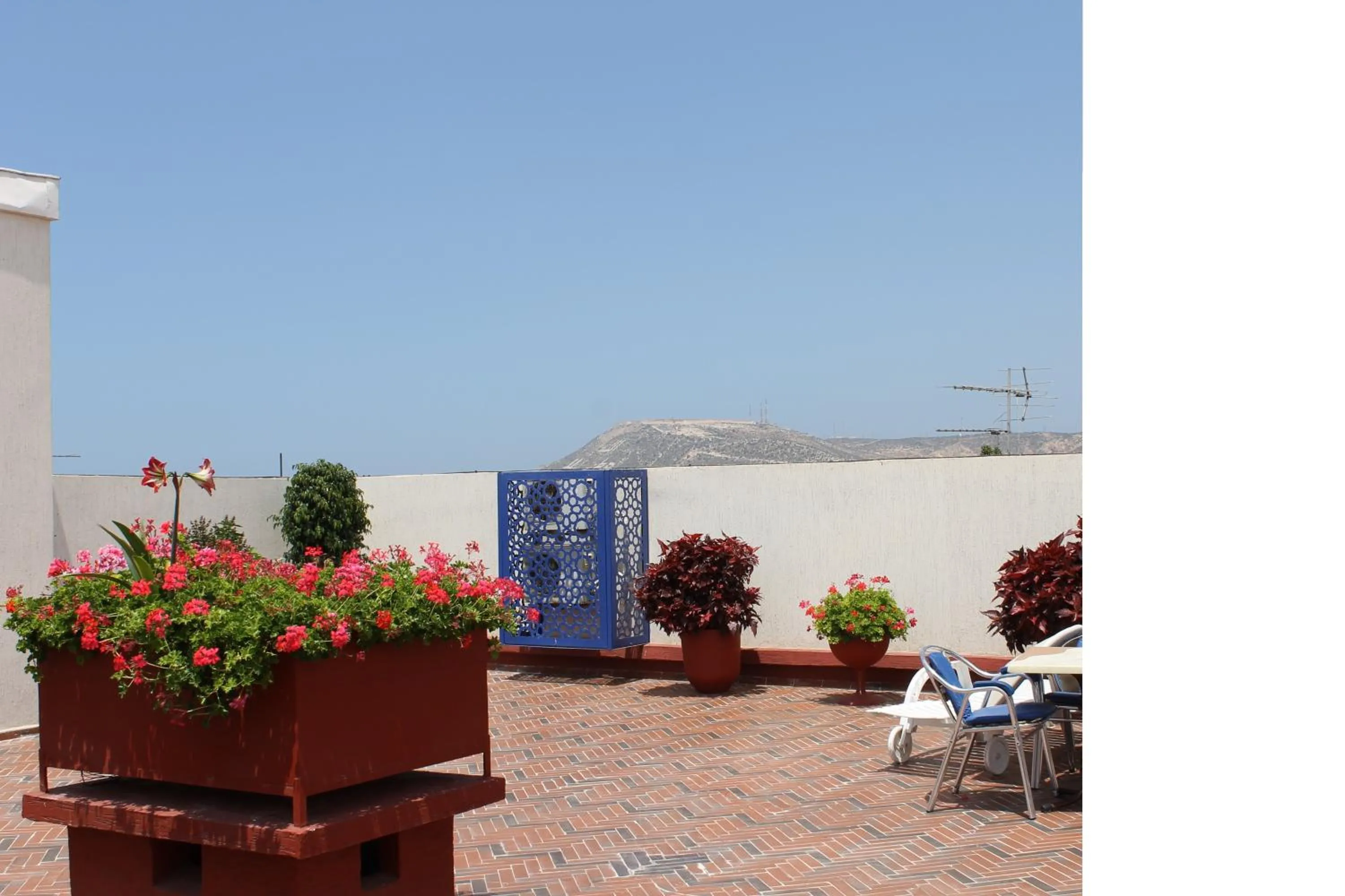 Patio in Hotel Sindibad