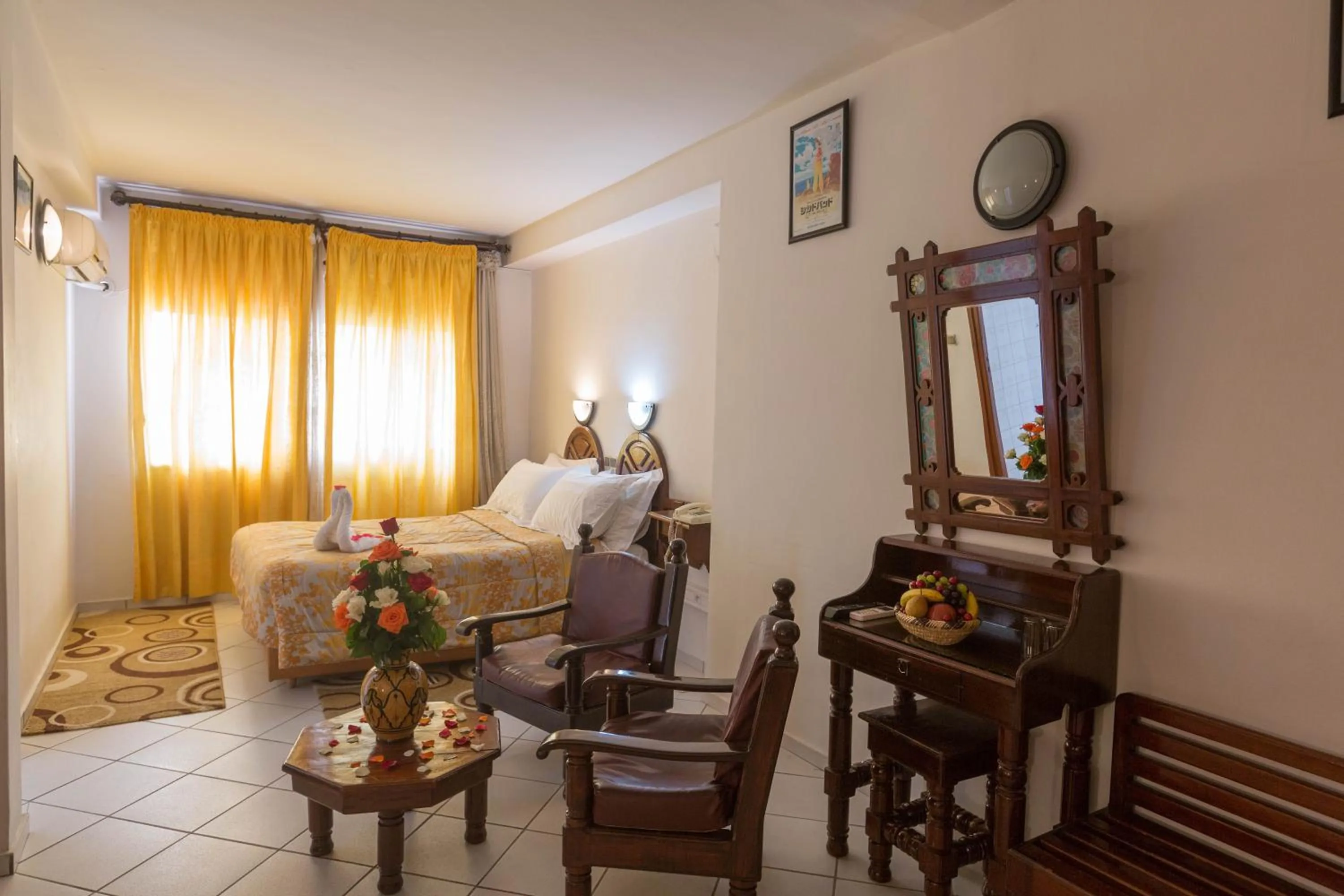 Bedroom, Bed in Hotel Sindibad