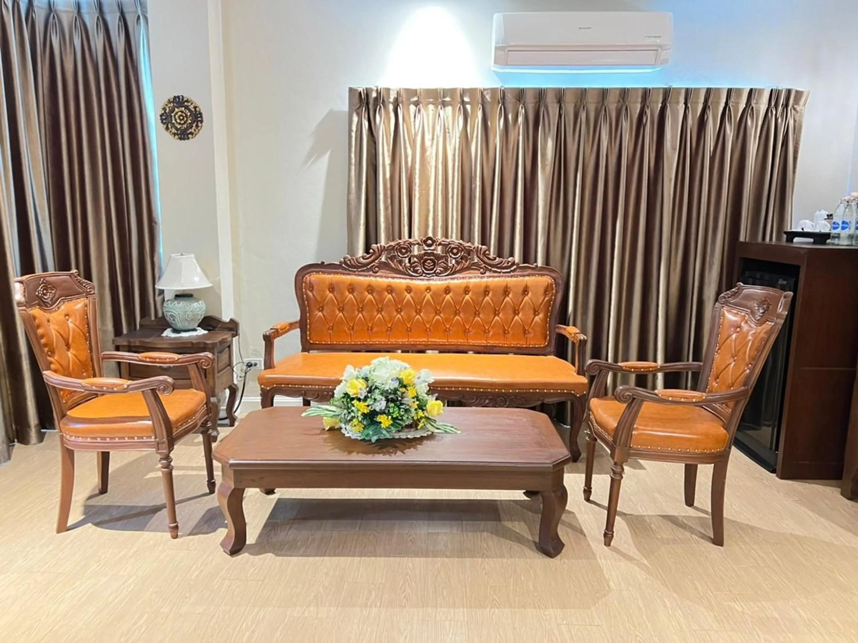 Seating area in Kokhaburi Hotel