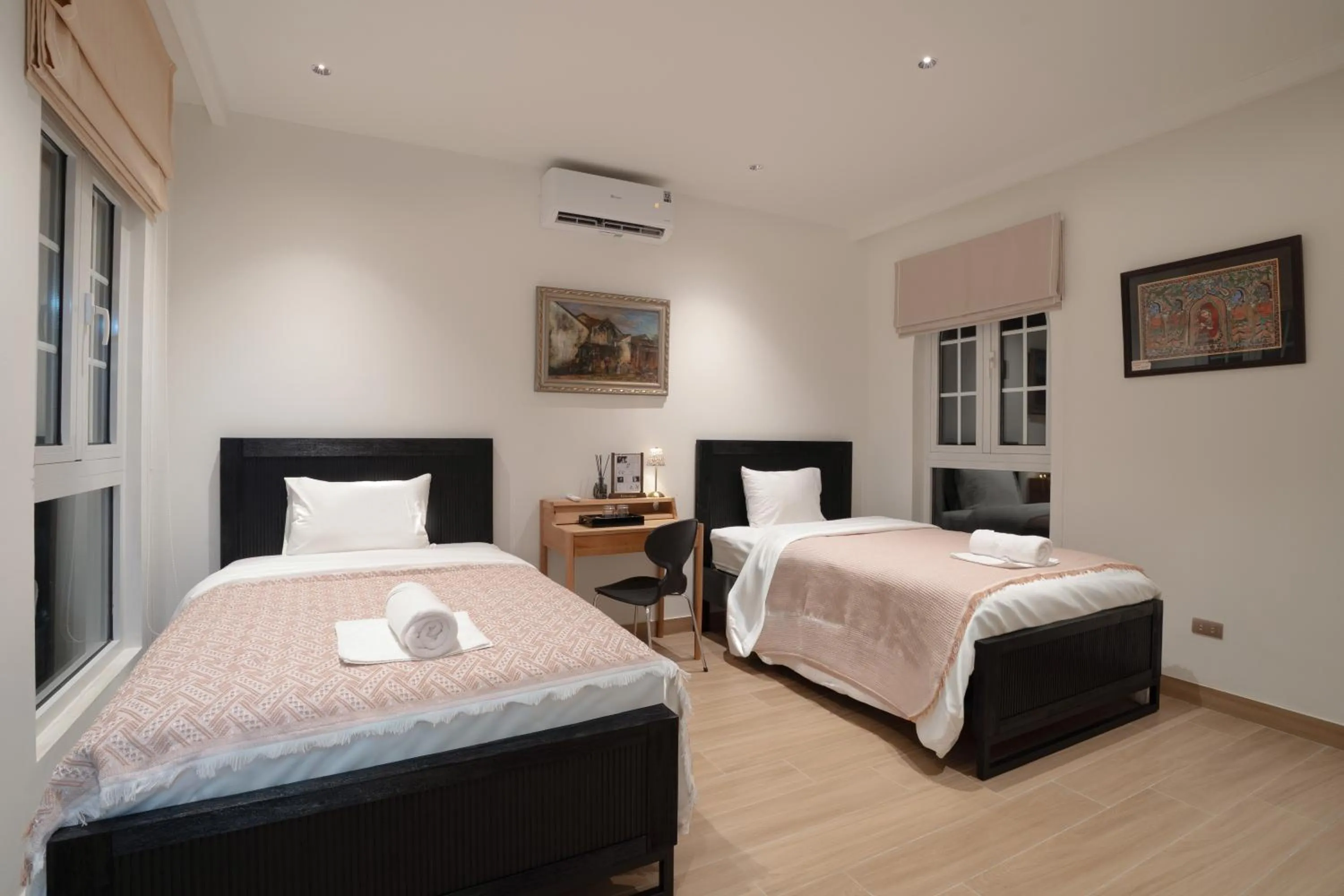 Bed in Éclectique Hanoi Homestay