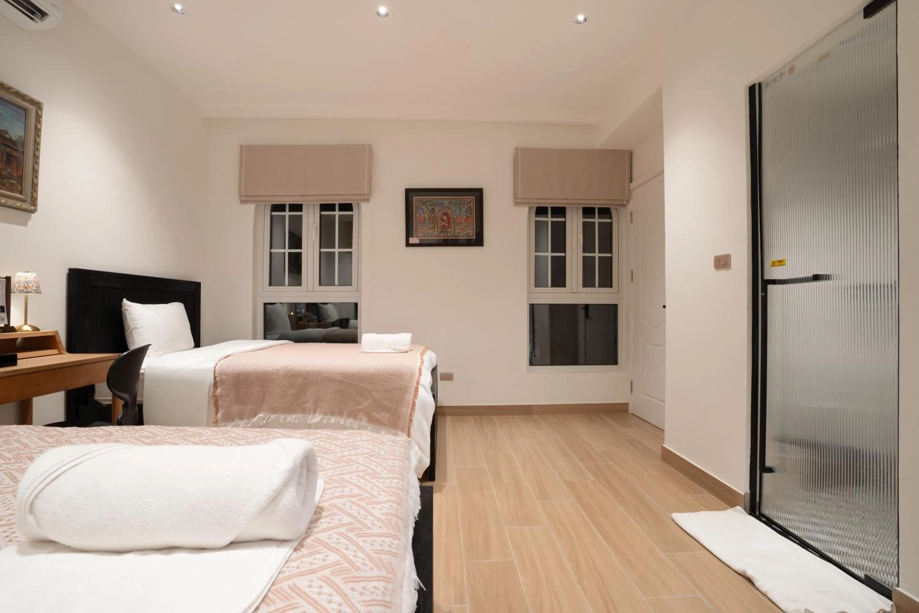 Living room, Bed in Éclectique Hanoi Homestay