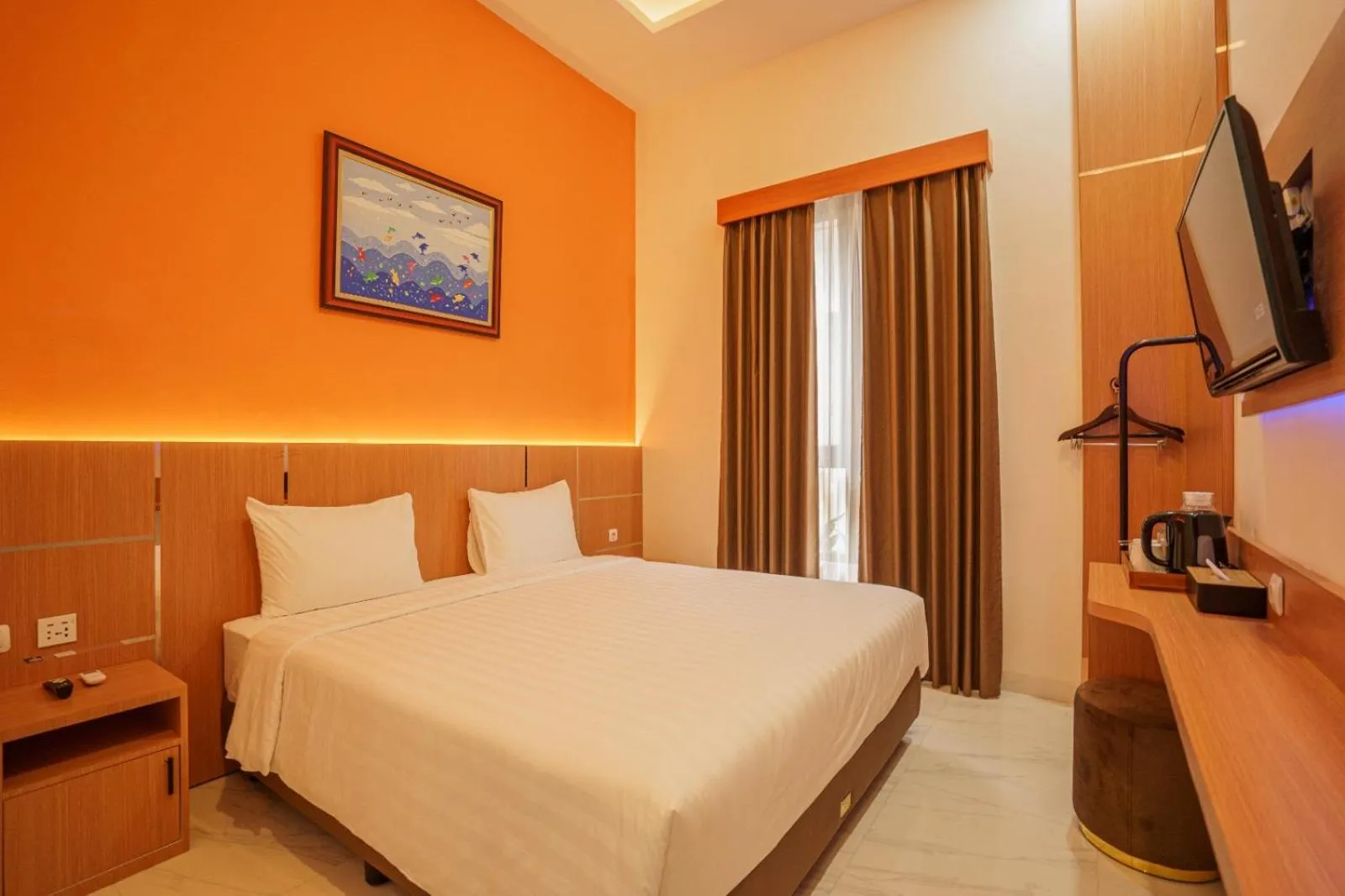 Bed in The Cabin Hotel Lovina Bali